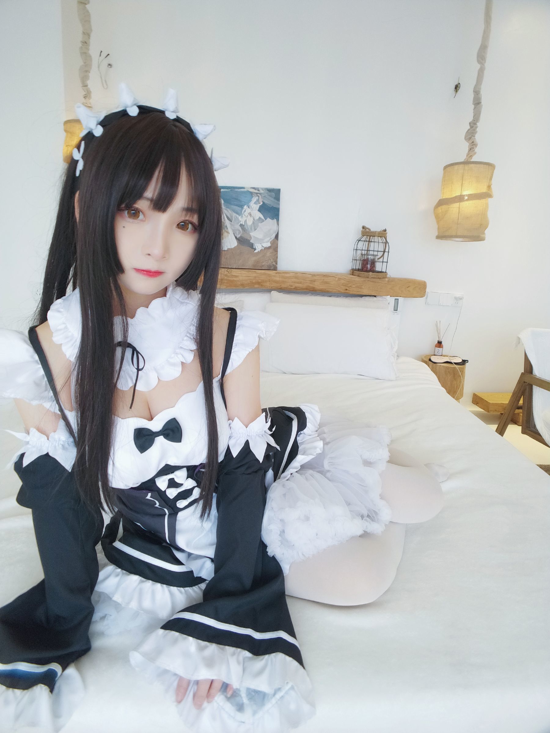 二次元美女古川kagura 黑白女仆-图34