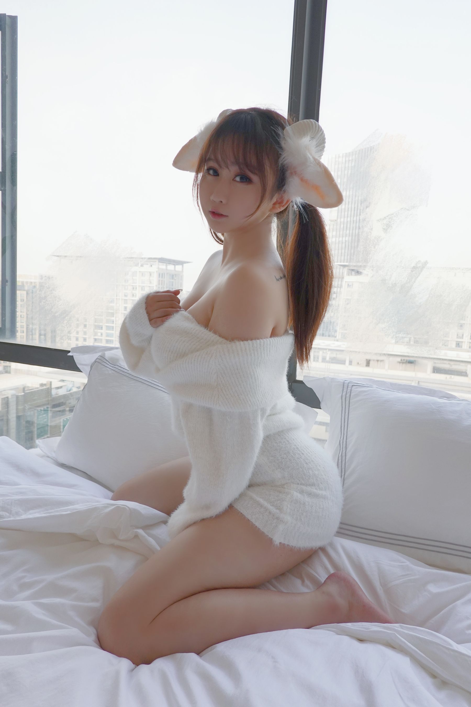 蜜桃少女是依酱呀 羊咩咩-图20