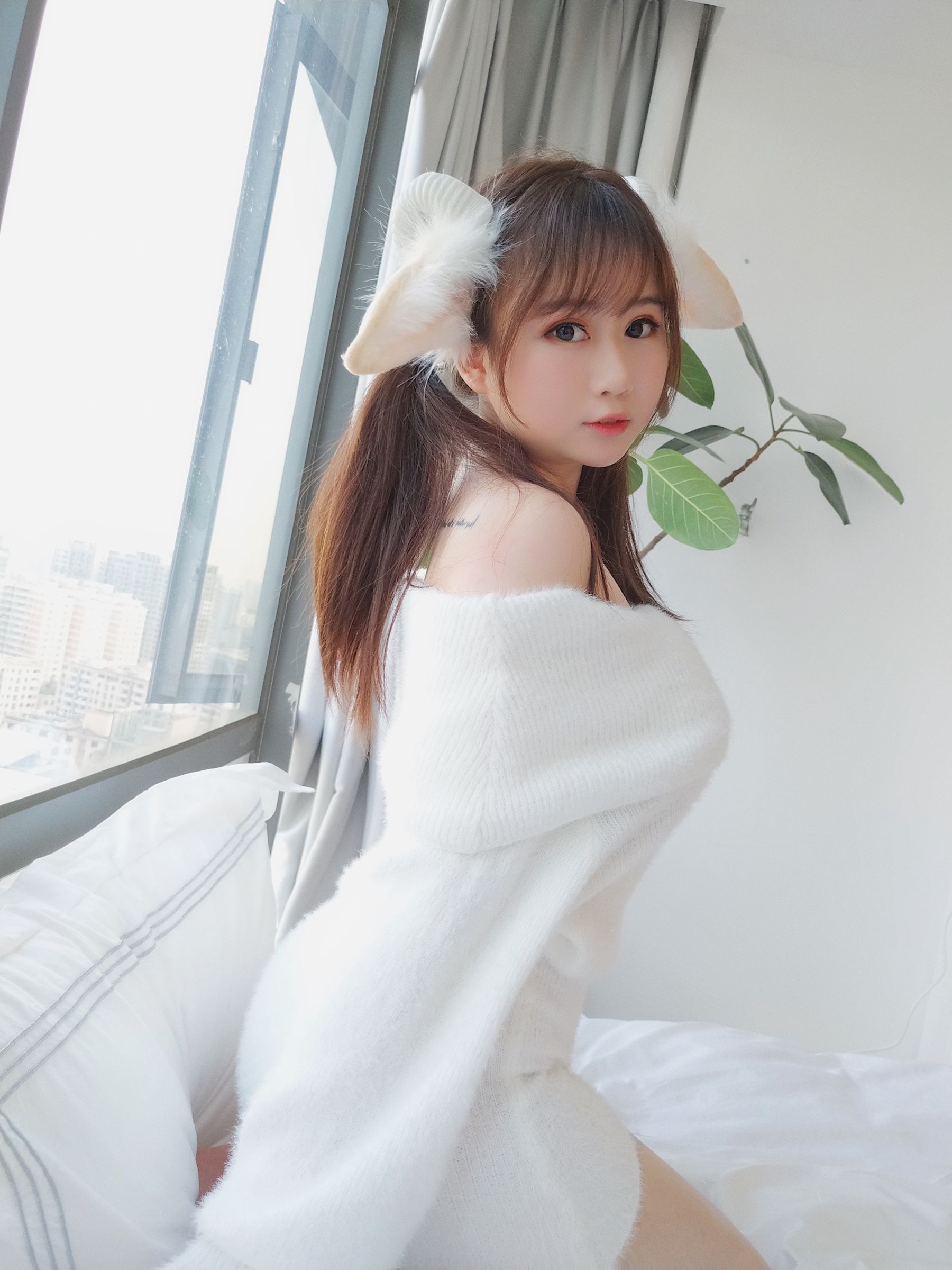 蜜桃少女是依酱呀 羊咩咩-图3