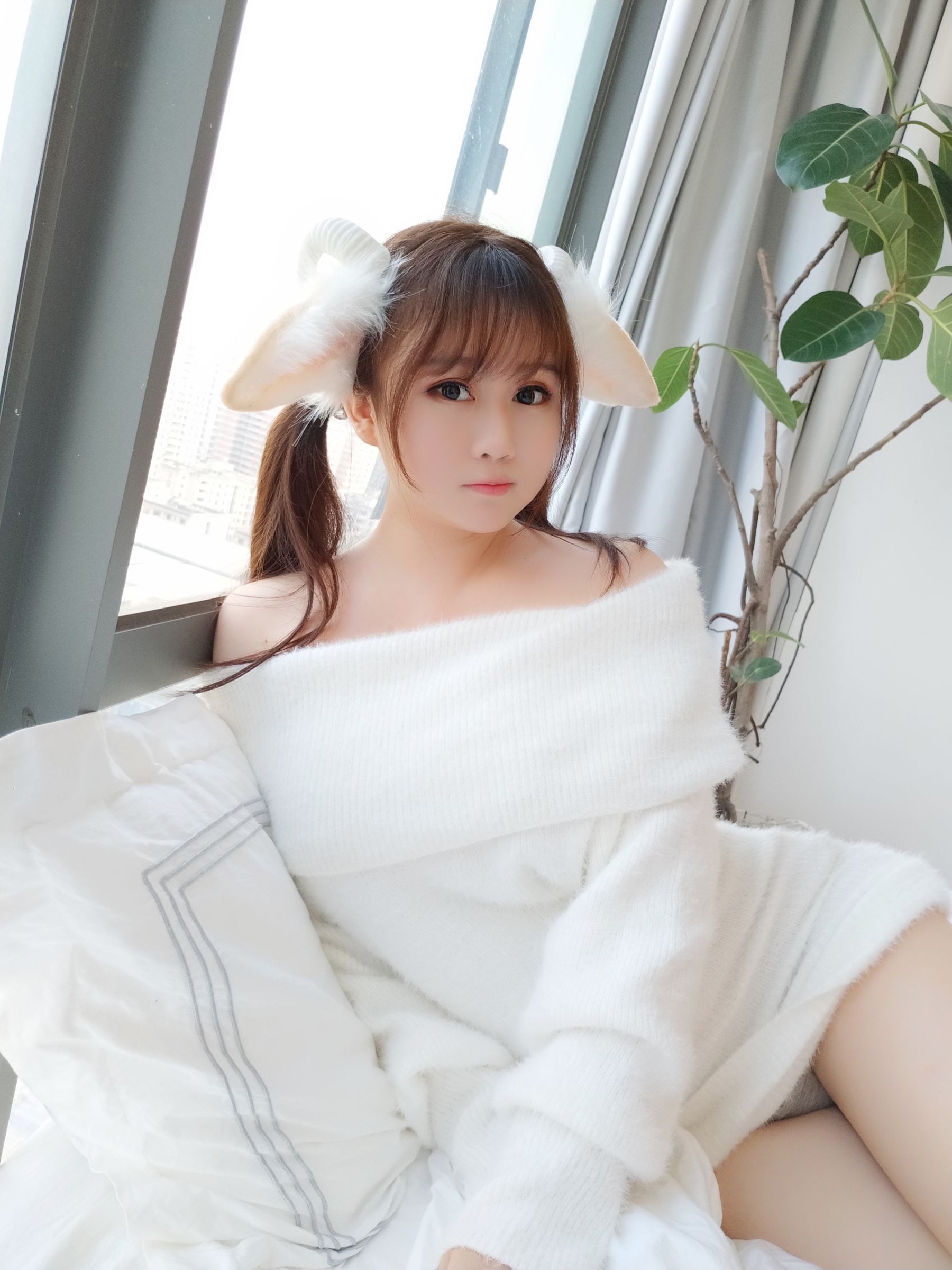蜜桃少女是依酱呀 羊咩咩-图6