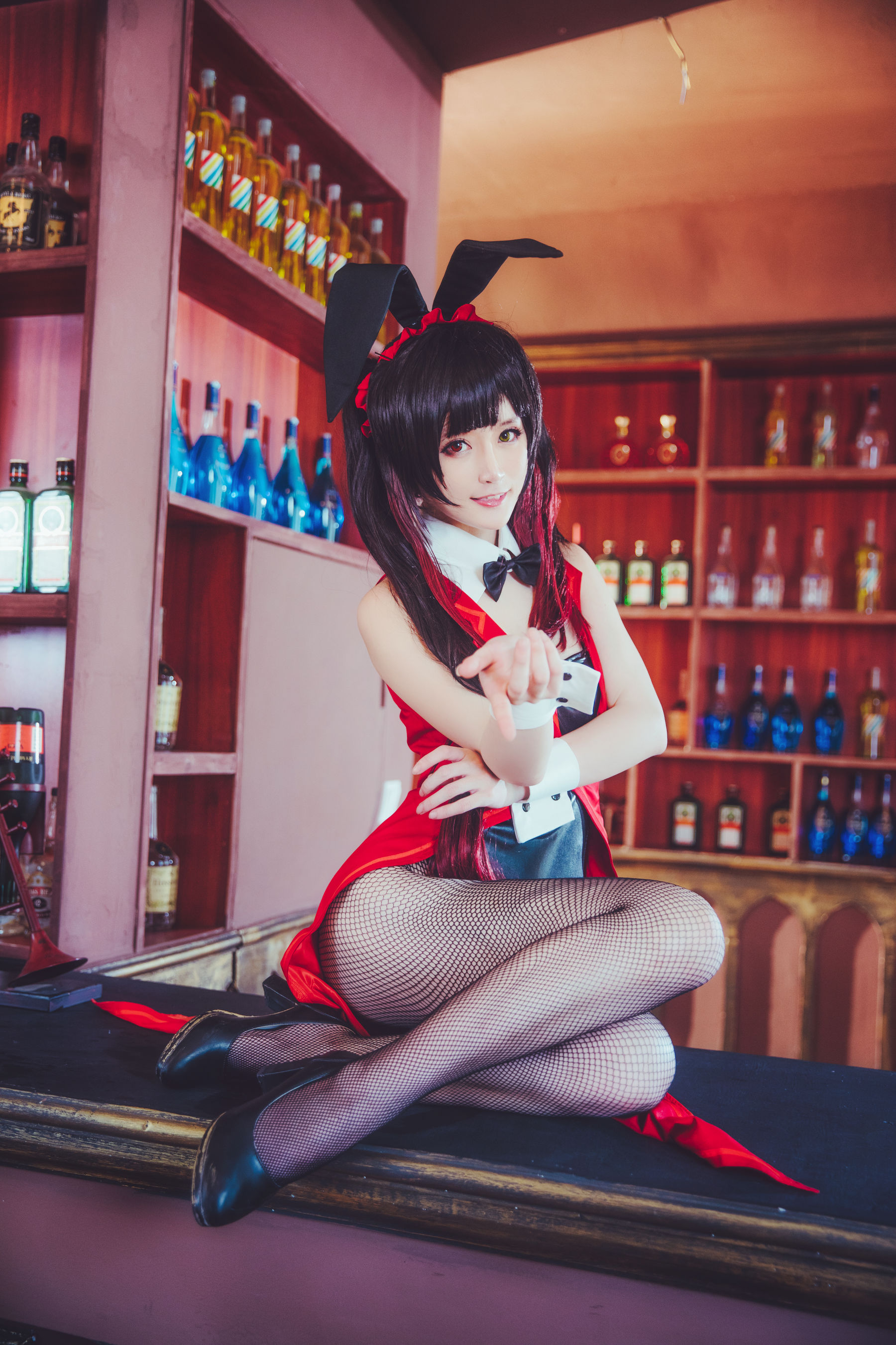 萌宠博主yui金鱼 狂三兔女郎-图3