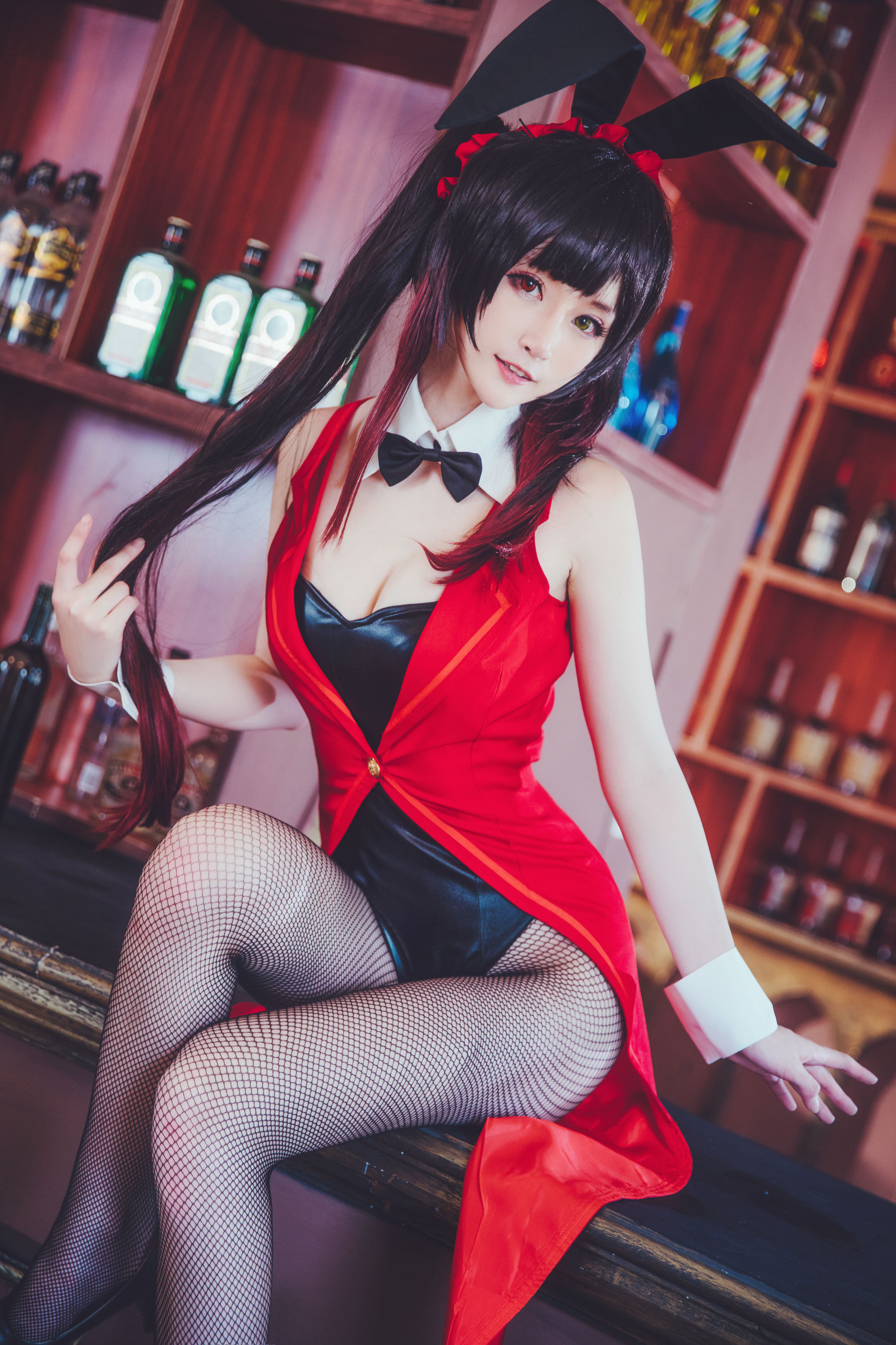萌宠博主yui金鱼 狂三兔女郎-图5