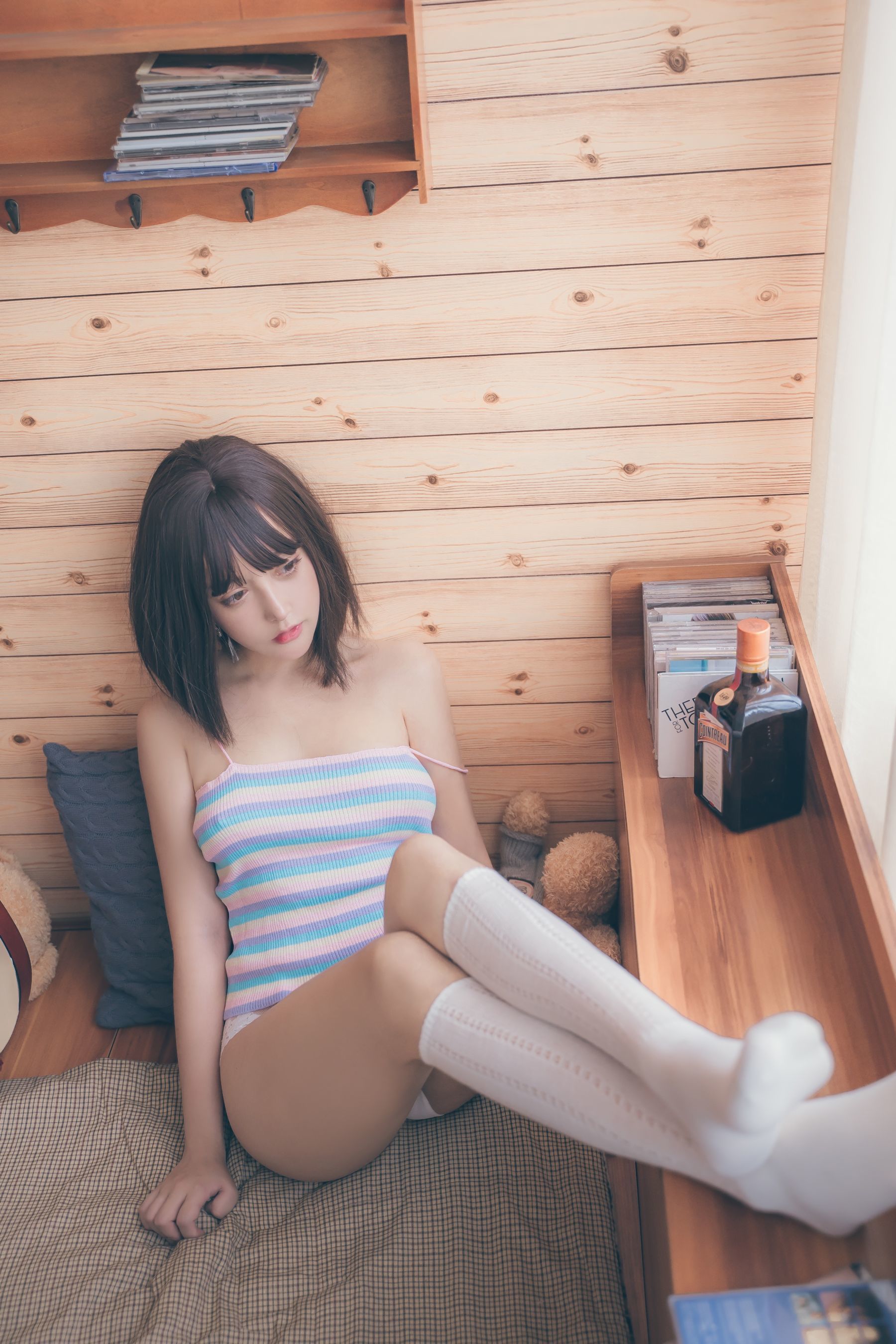 斗鱼米线线sama写真 复古性感-图27