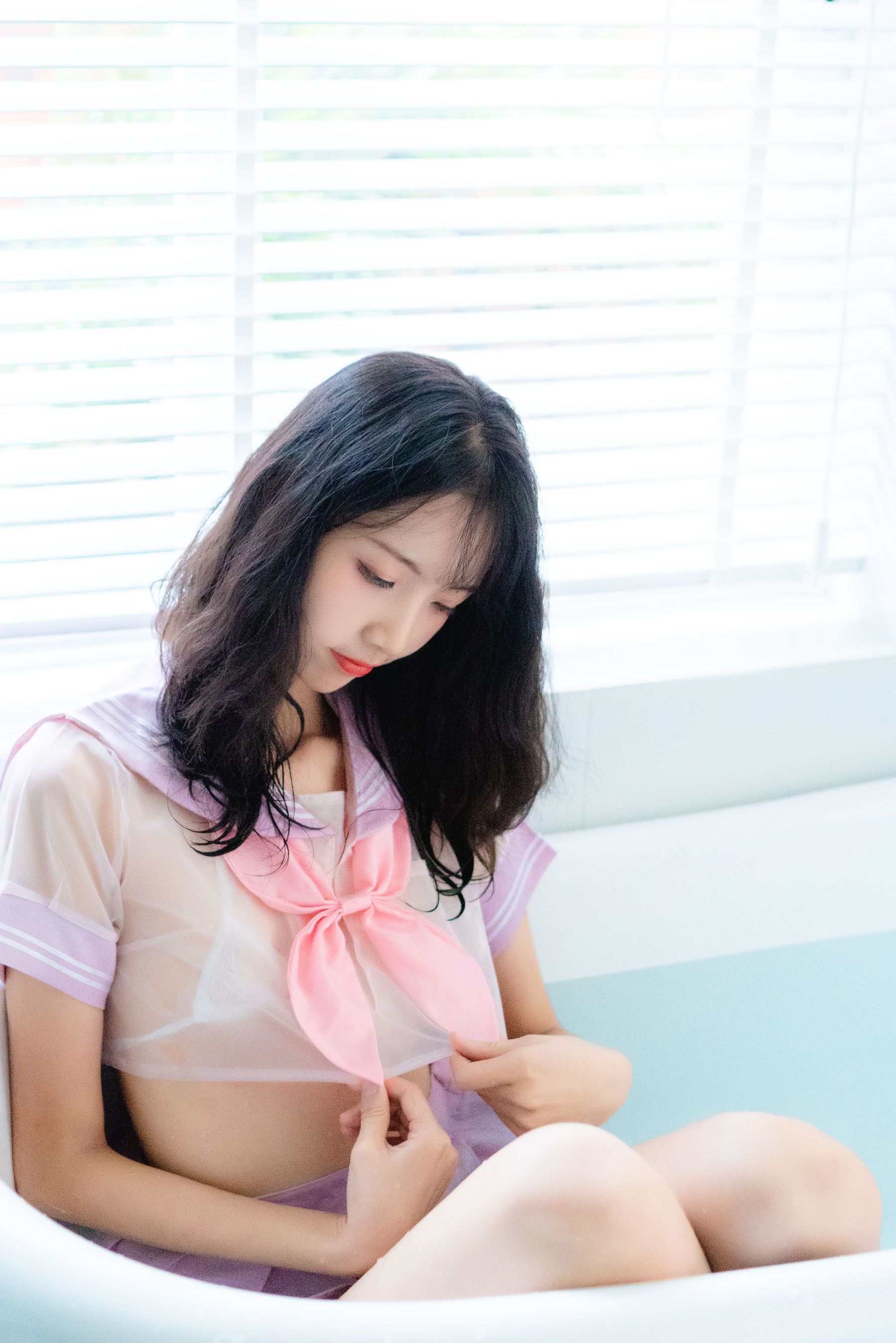 清纯妹子西瓜 私房浴缸-图17