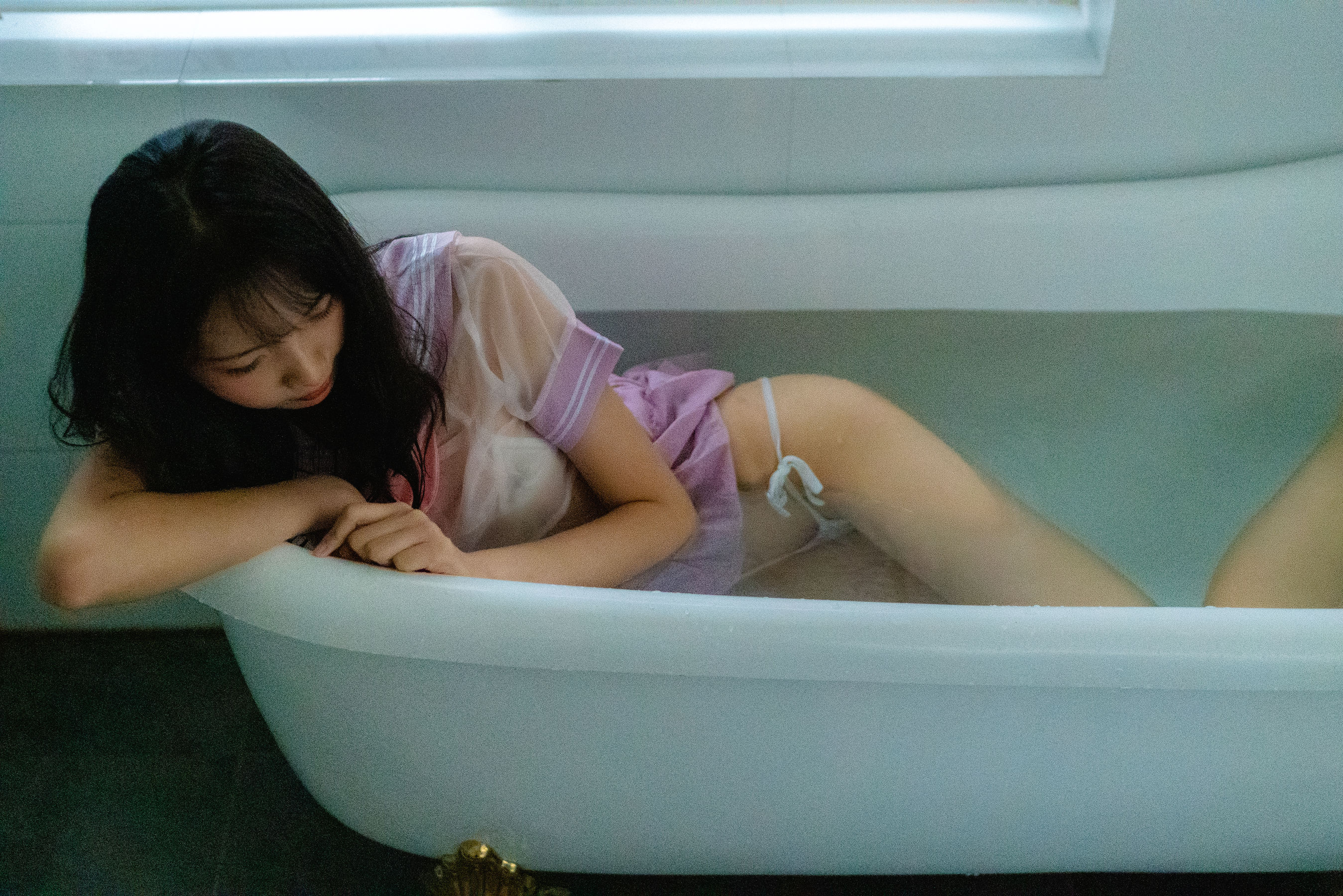 清纯妹子西瓜 私房浴缸-图19