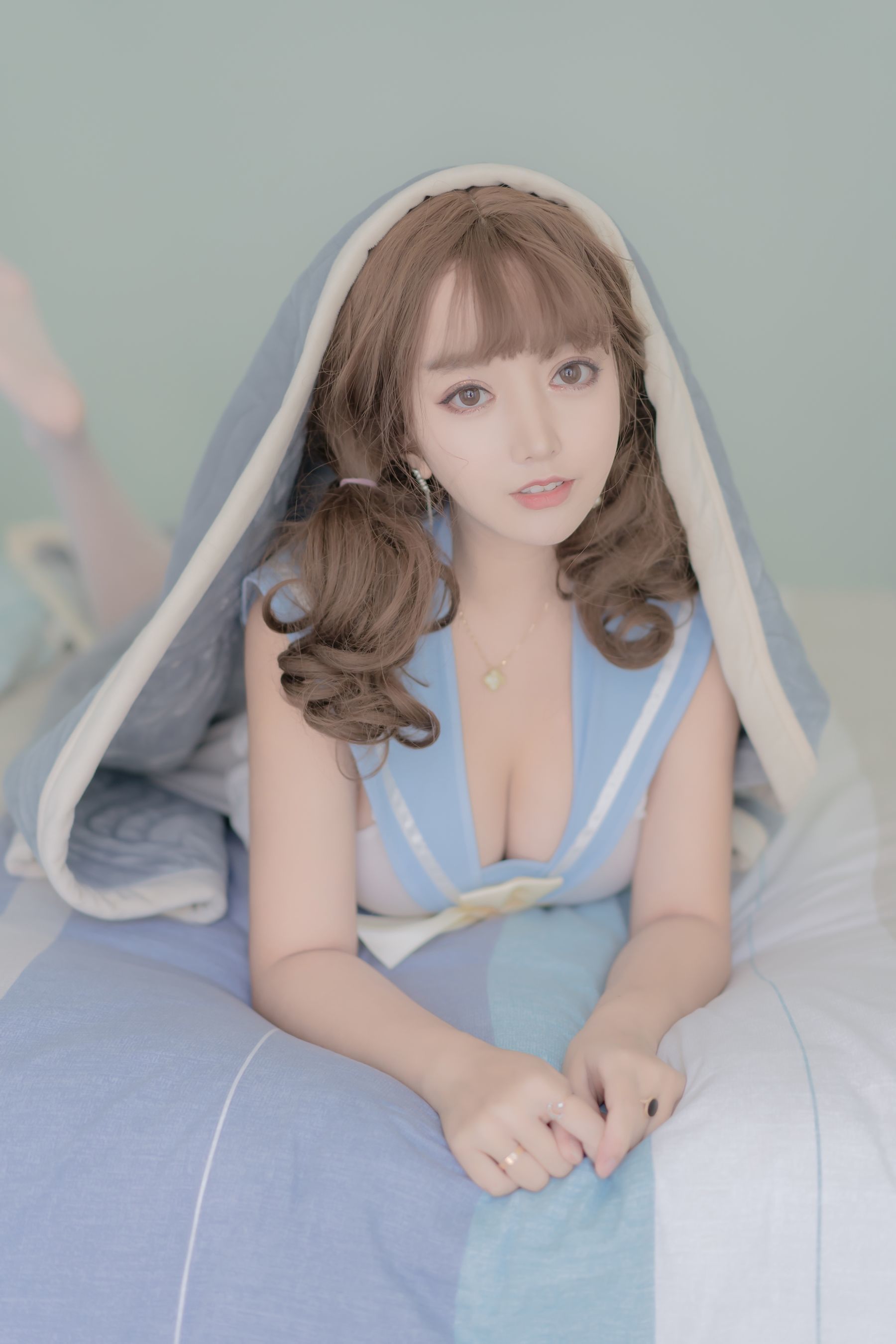 斗鱼米线线sama写真 汽水味的小盆友-图5