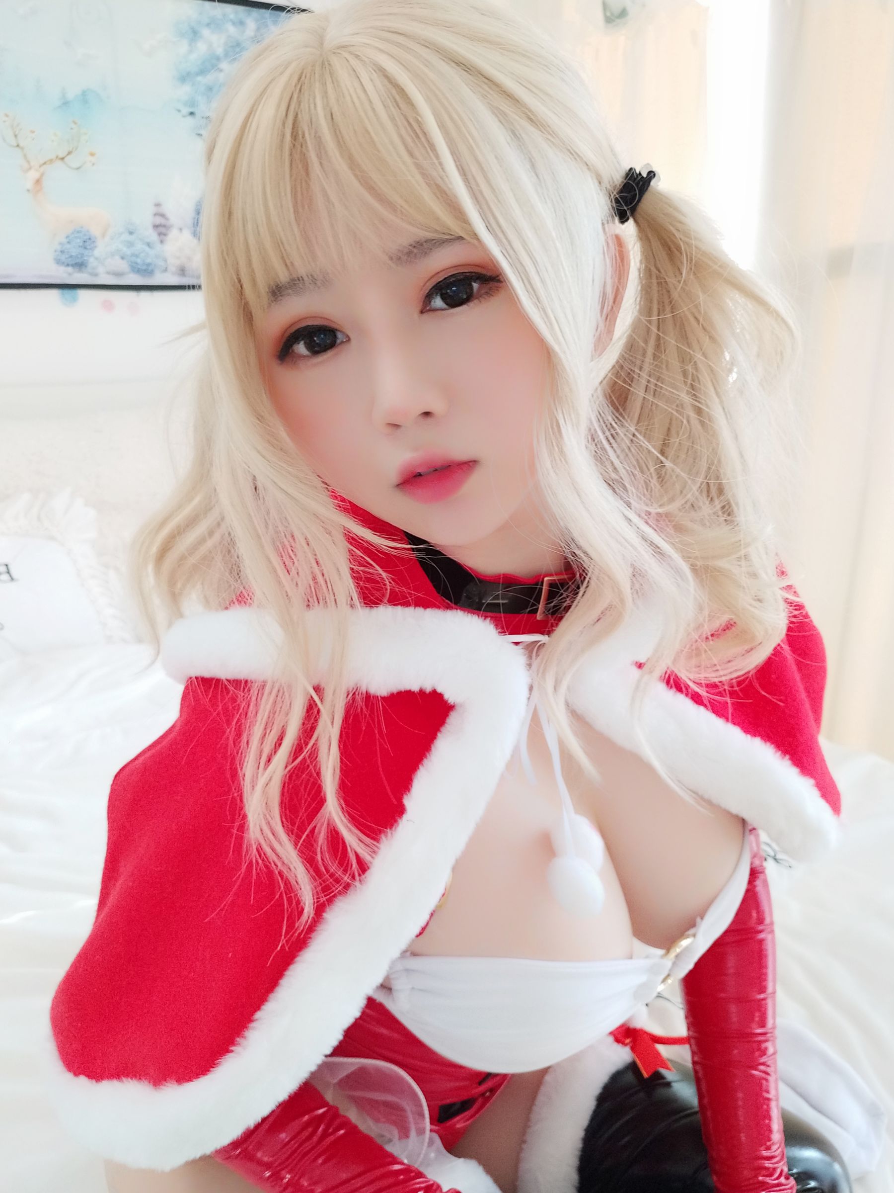 蜜桃少女是依酱呀 雪夜锦礼-图17