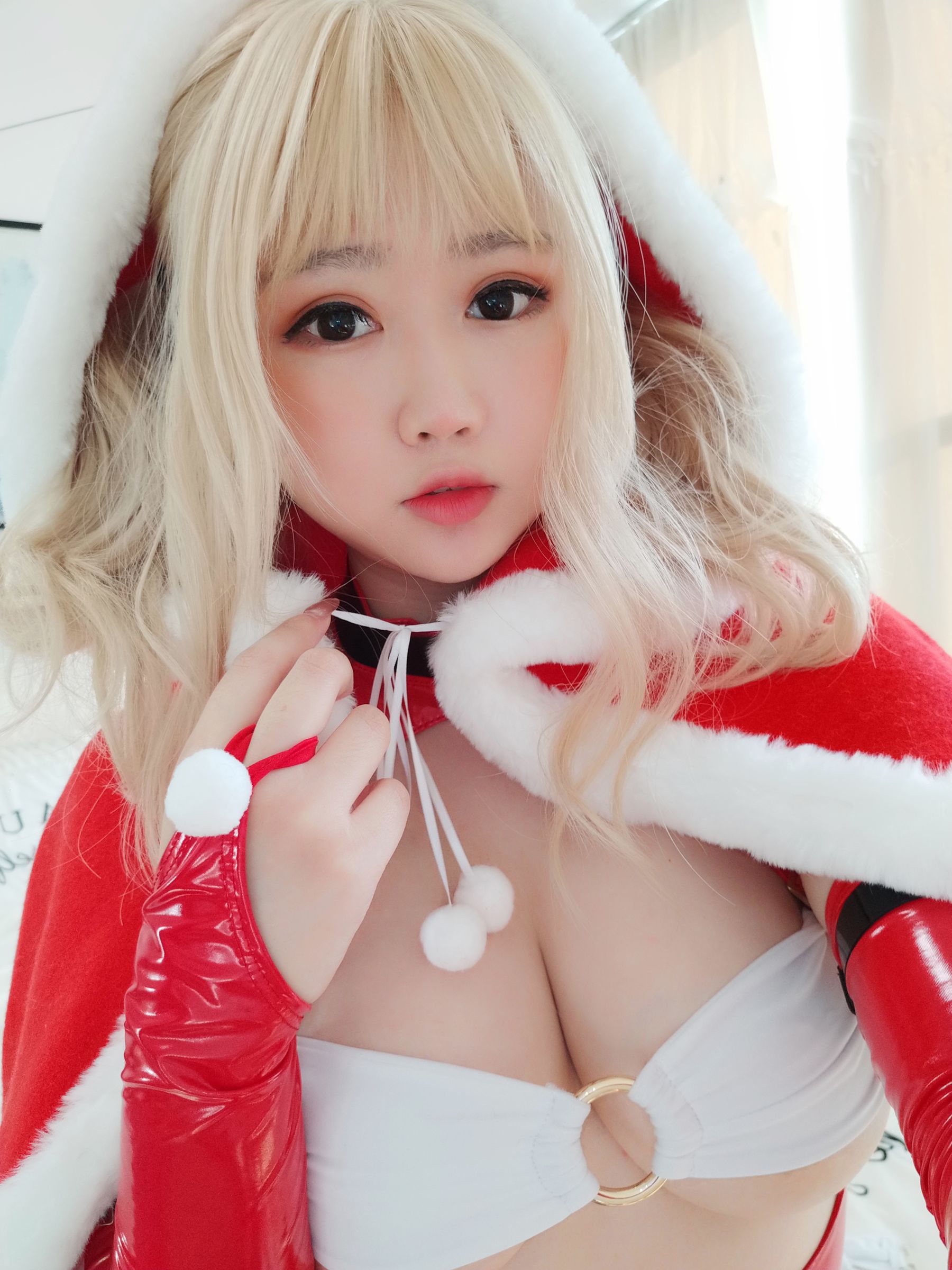 蜜桃少女是依酱呀 雪夜锦礼-图6