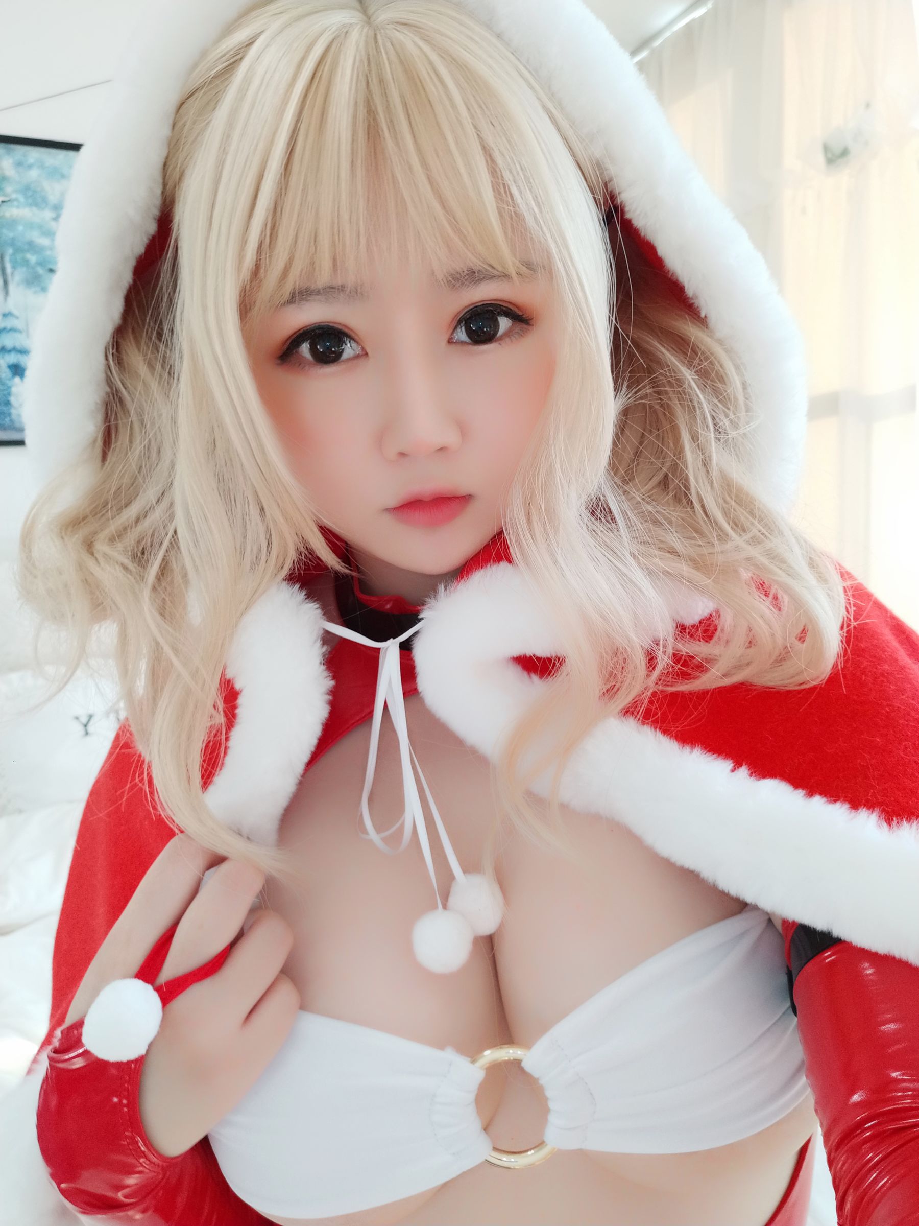蜜桃少女是依酱呀 雪夜锦礼-图8