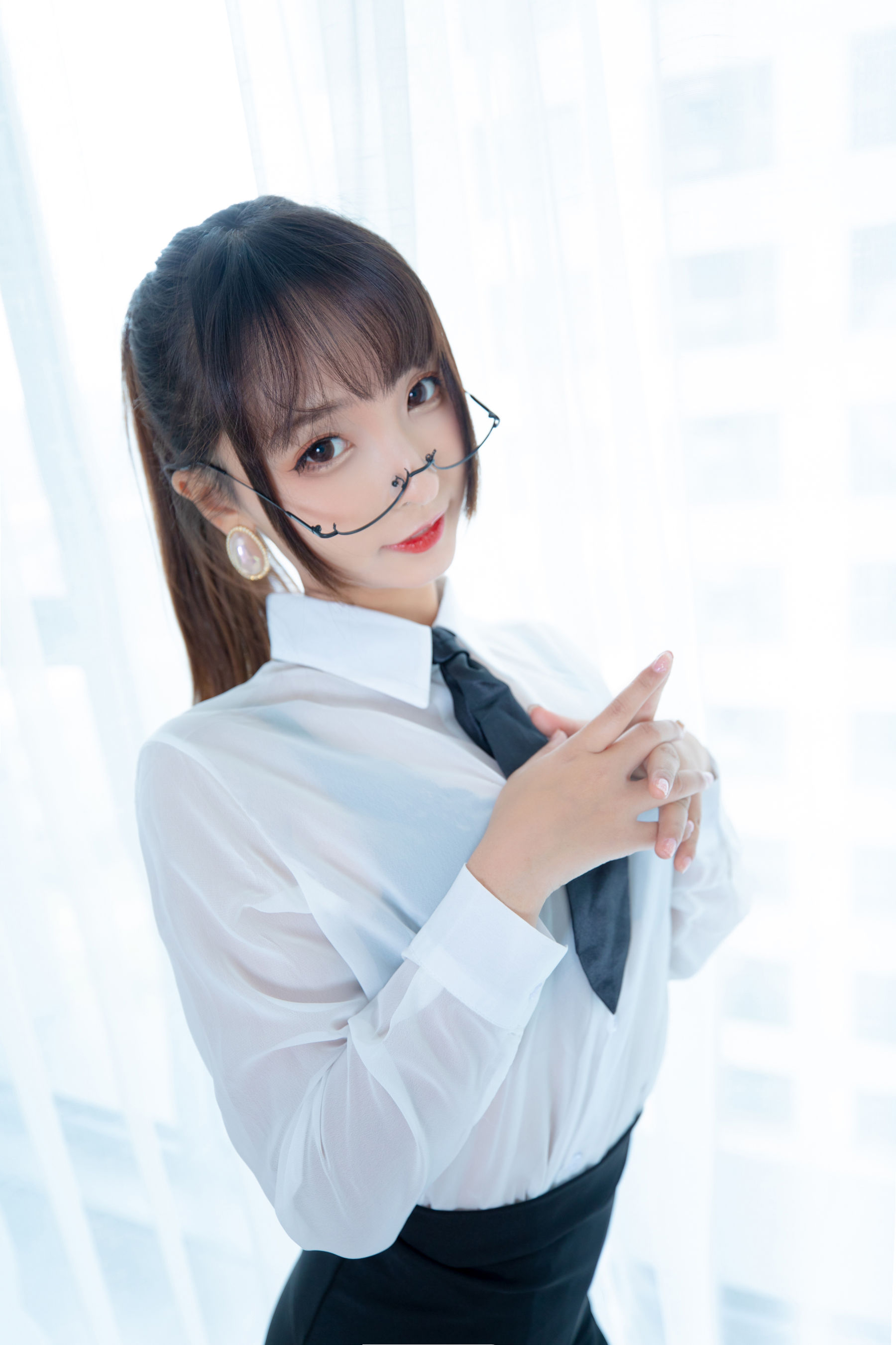 萝莉神楽板真冬 ホワイトオフィス-图0