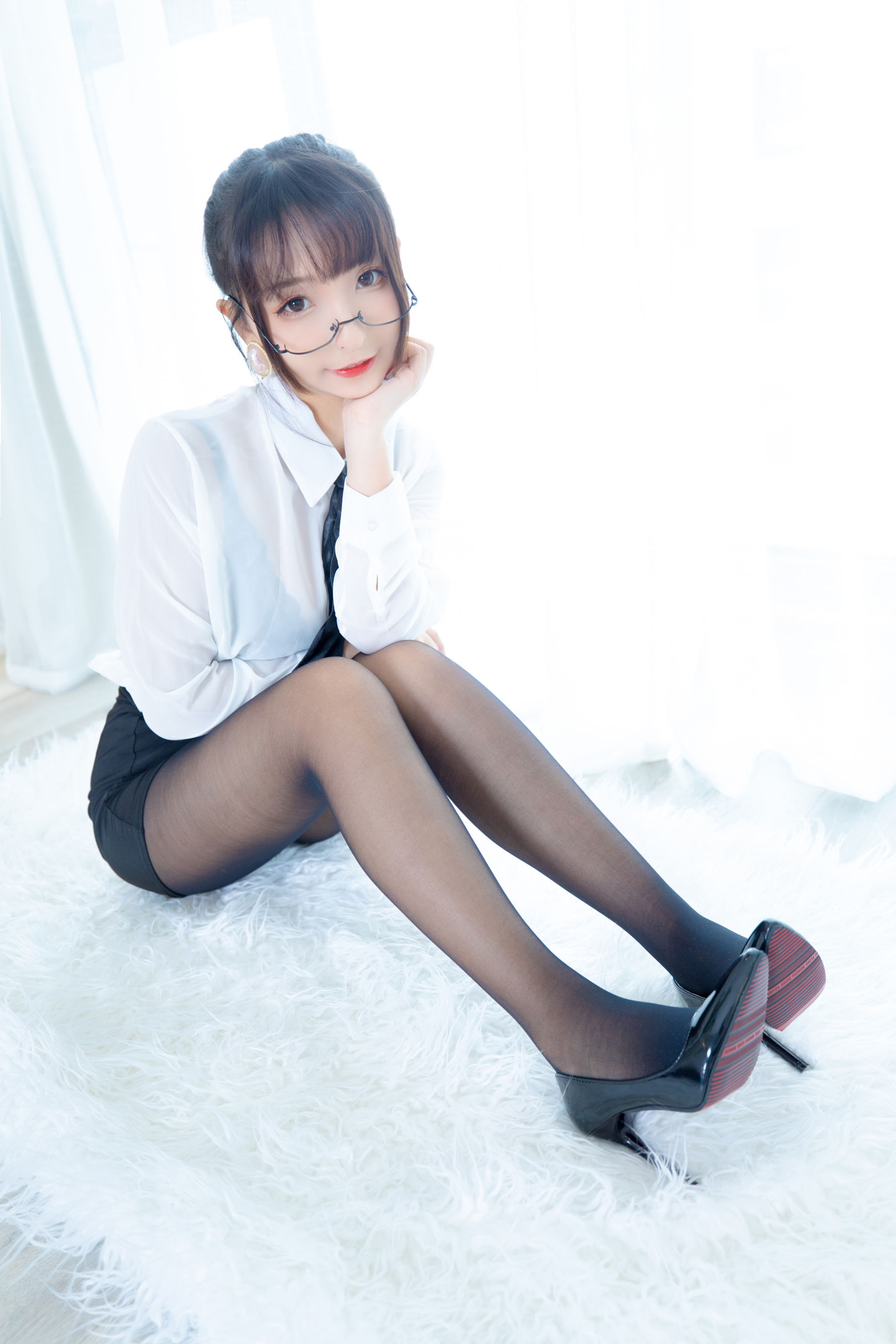 萝莉神楽板真冬 ホワイトオフィス-图9