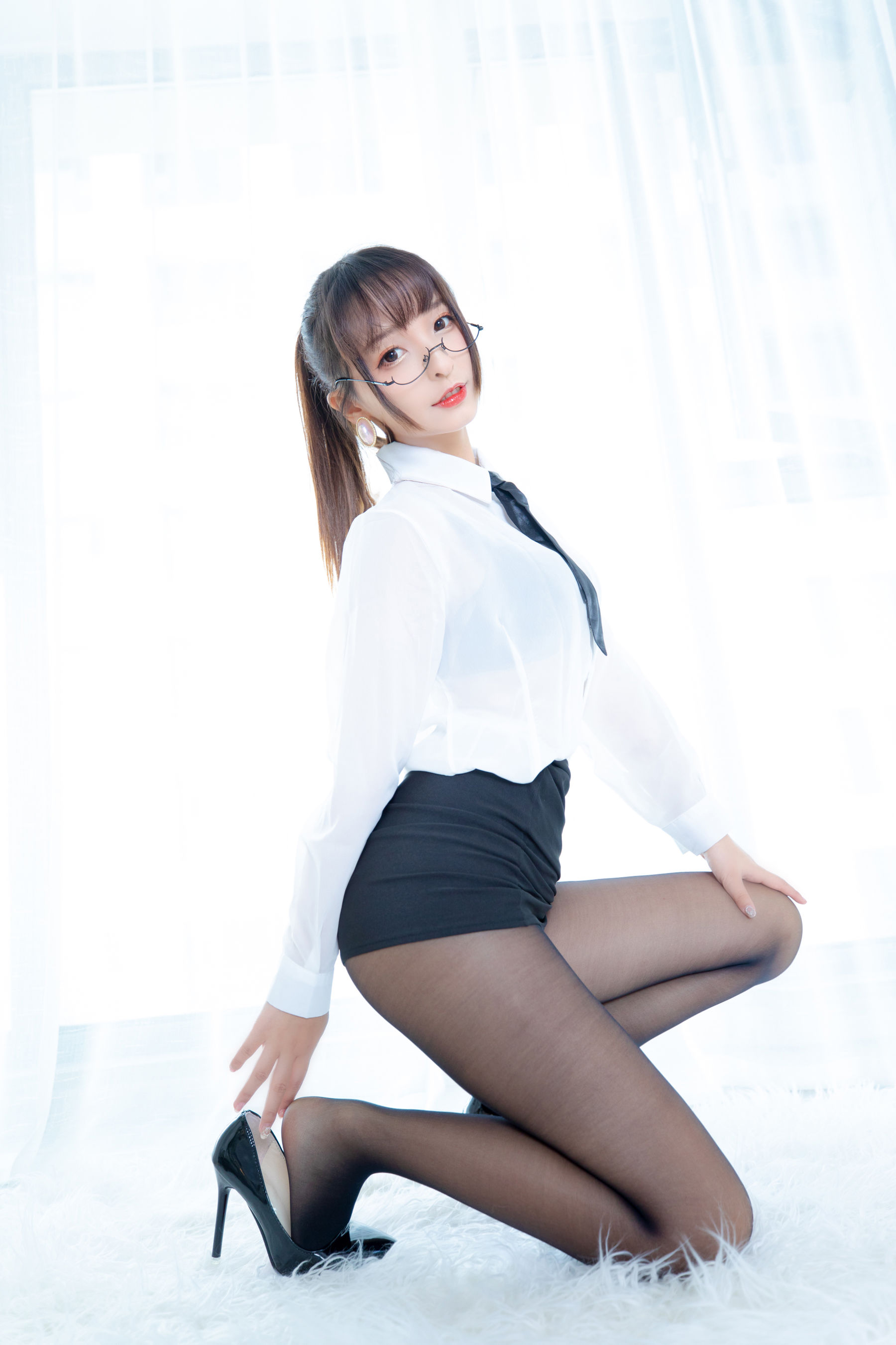 萝莉神楽板真冬 ホワイトオフィス-图19