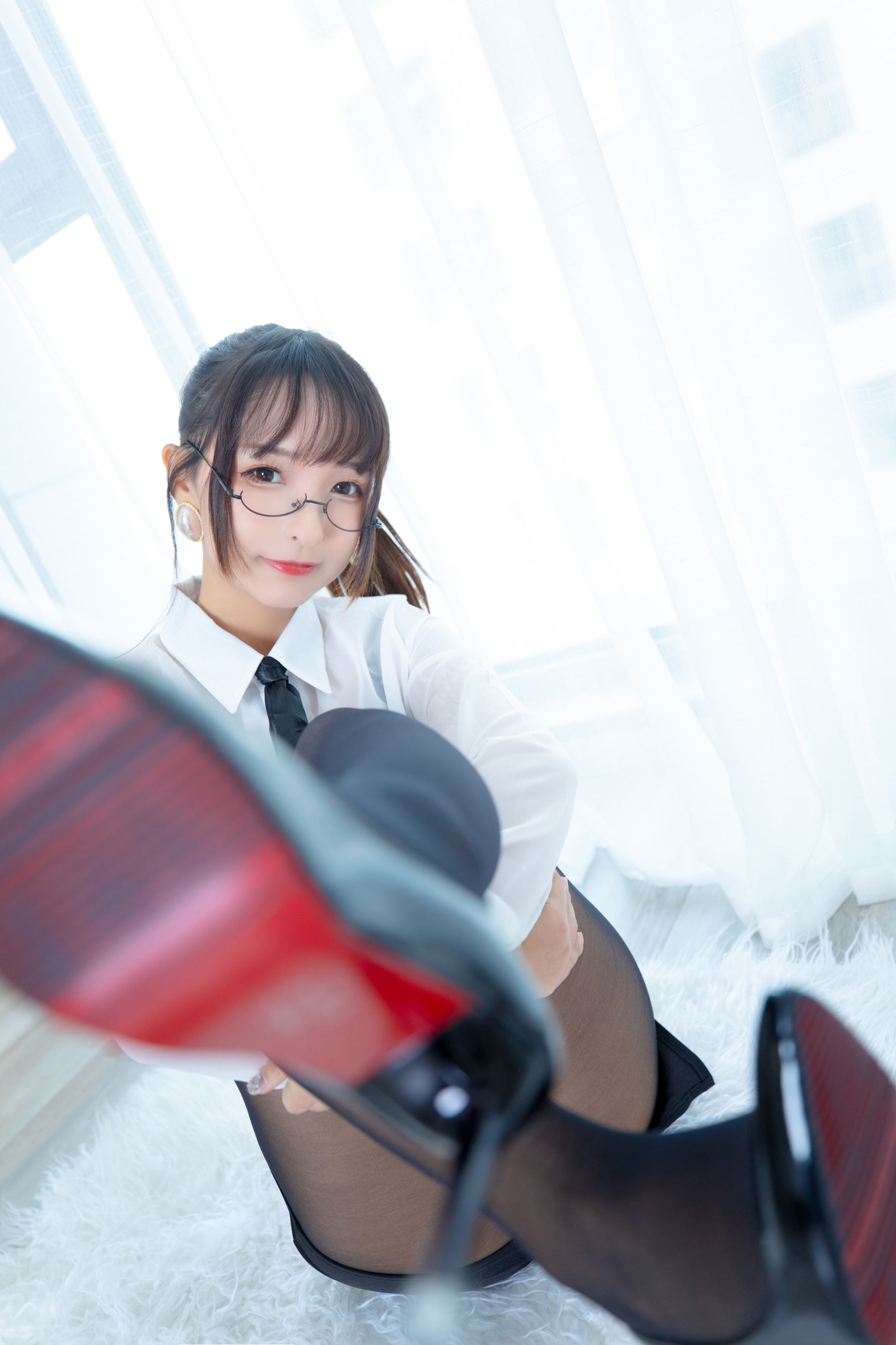 萝莉神楽板真冬 ホワイトオフィス-图29