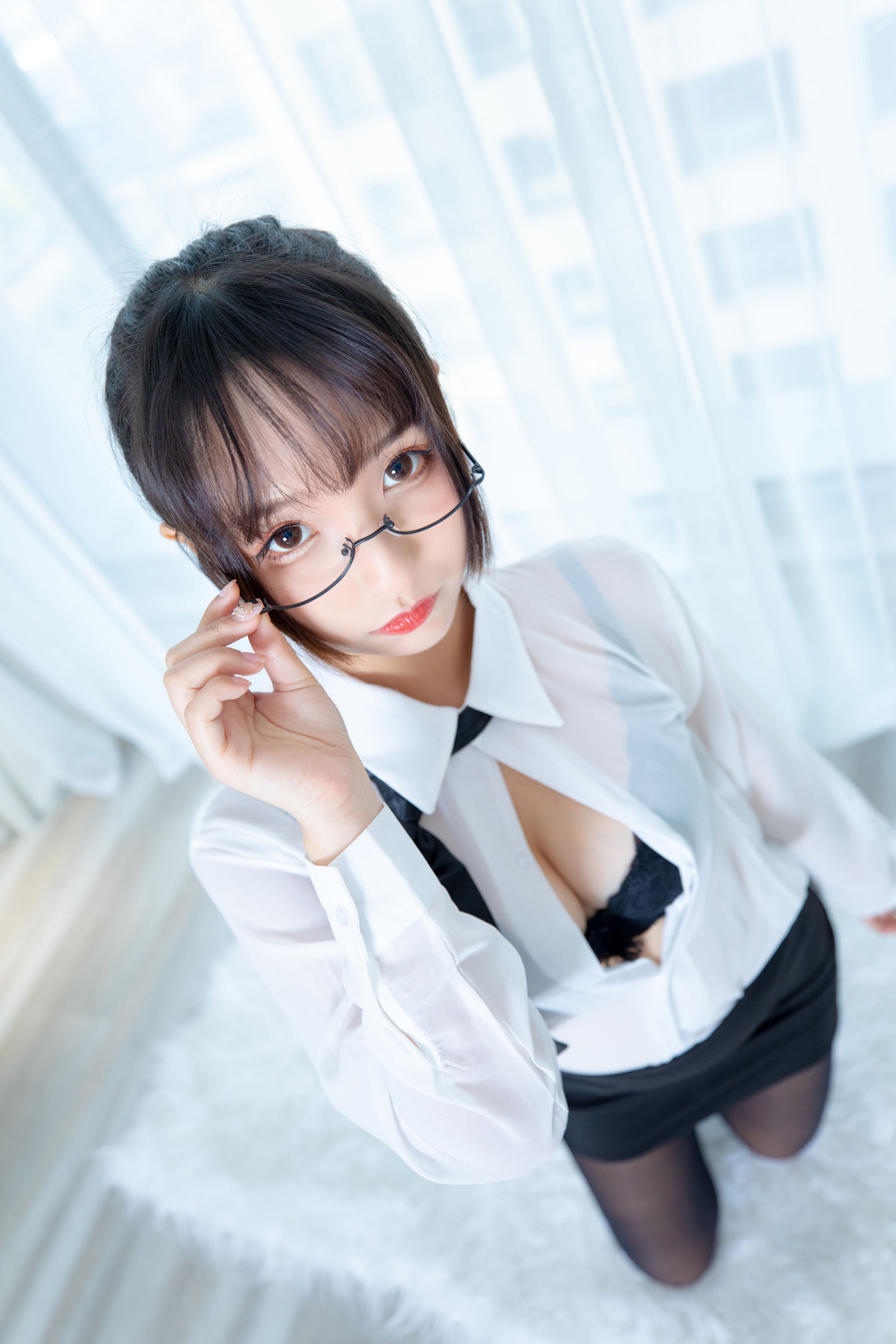 萝莉神楽板真冬 ホワイトオフィス-图60