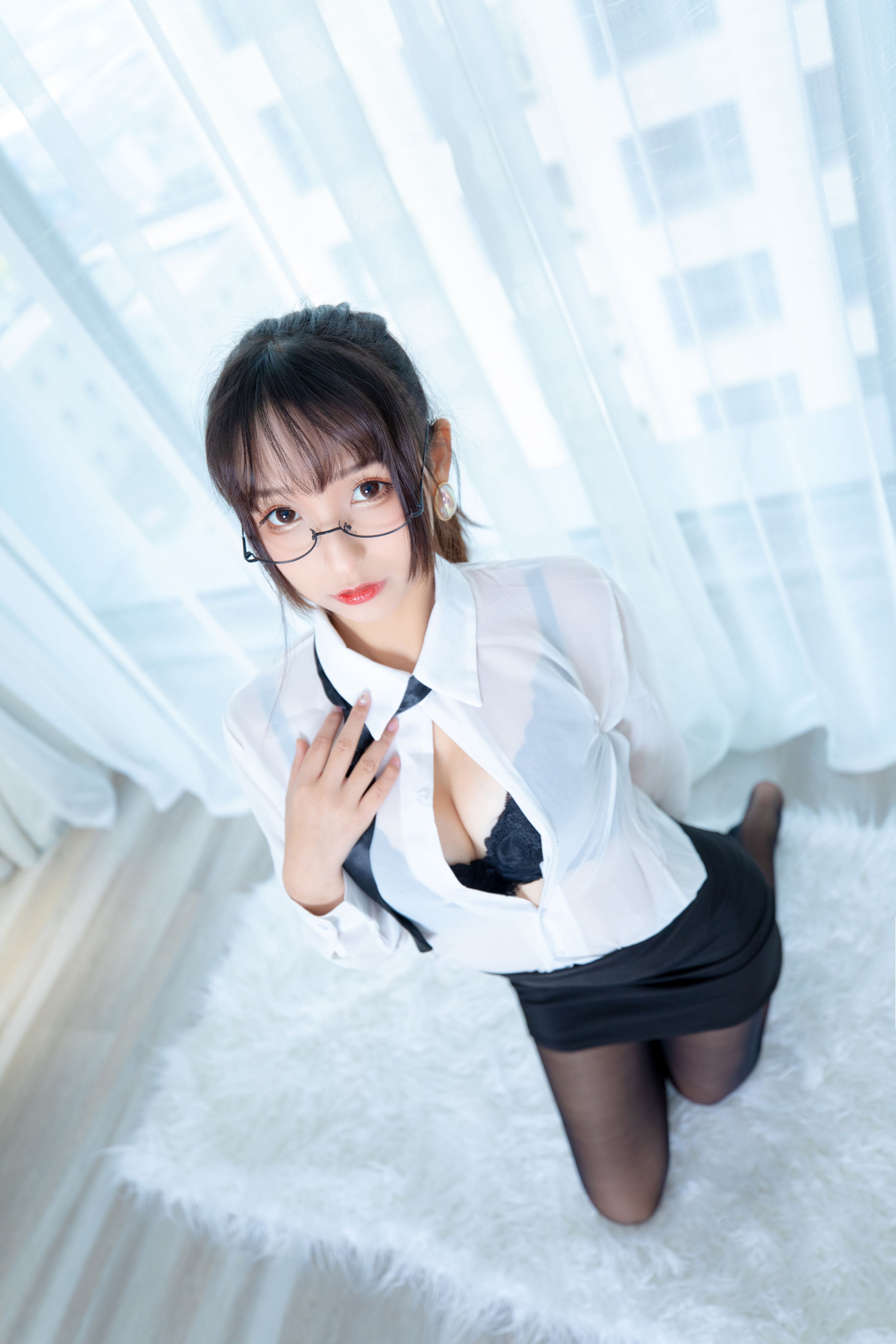 萝莉神楽板真冬 ホワイトオフィス-图61