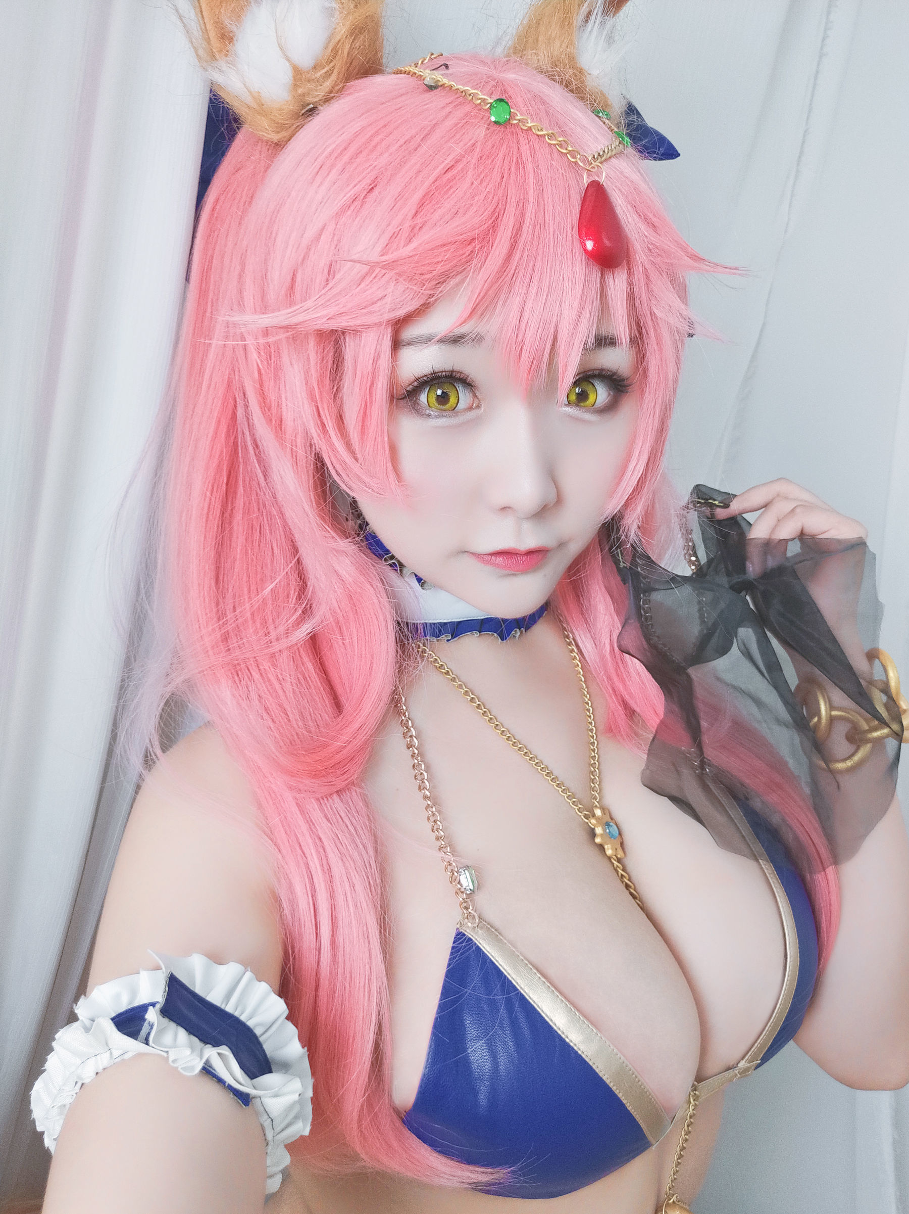 性感Coser三刀刀Miido 玉藻前-图12