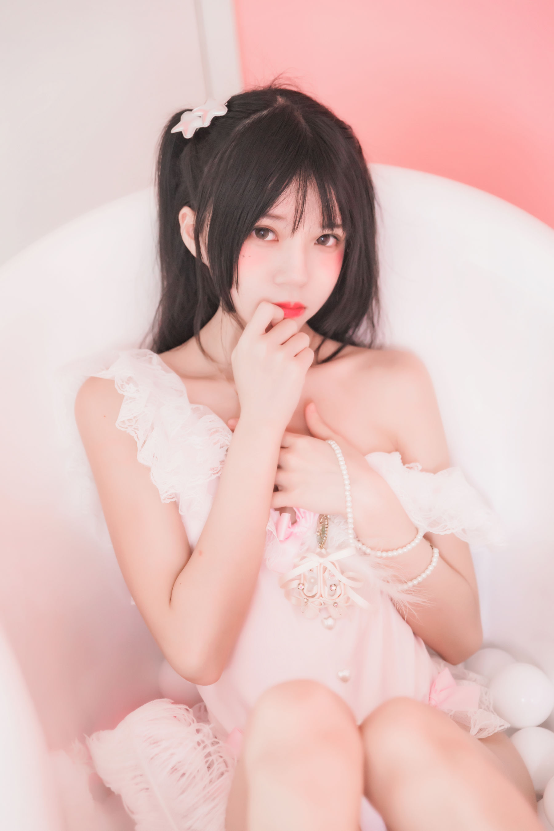 桜桃喵 冬眠系列 粉色浴缸-图12