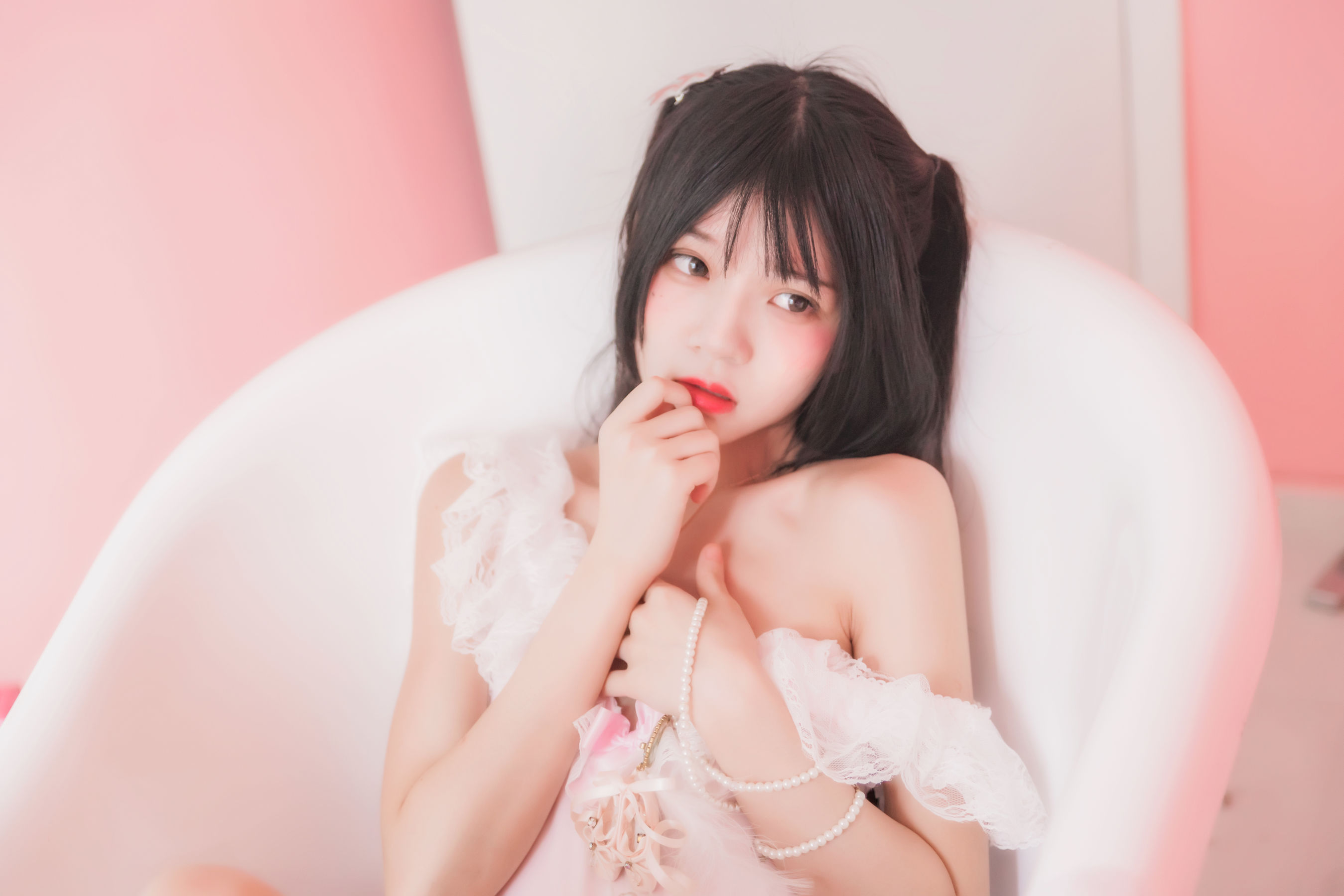 桜桃喵 冬眠系列 粉色浴缸-图13