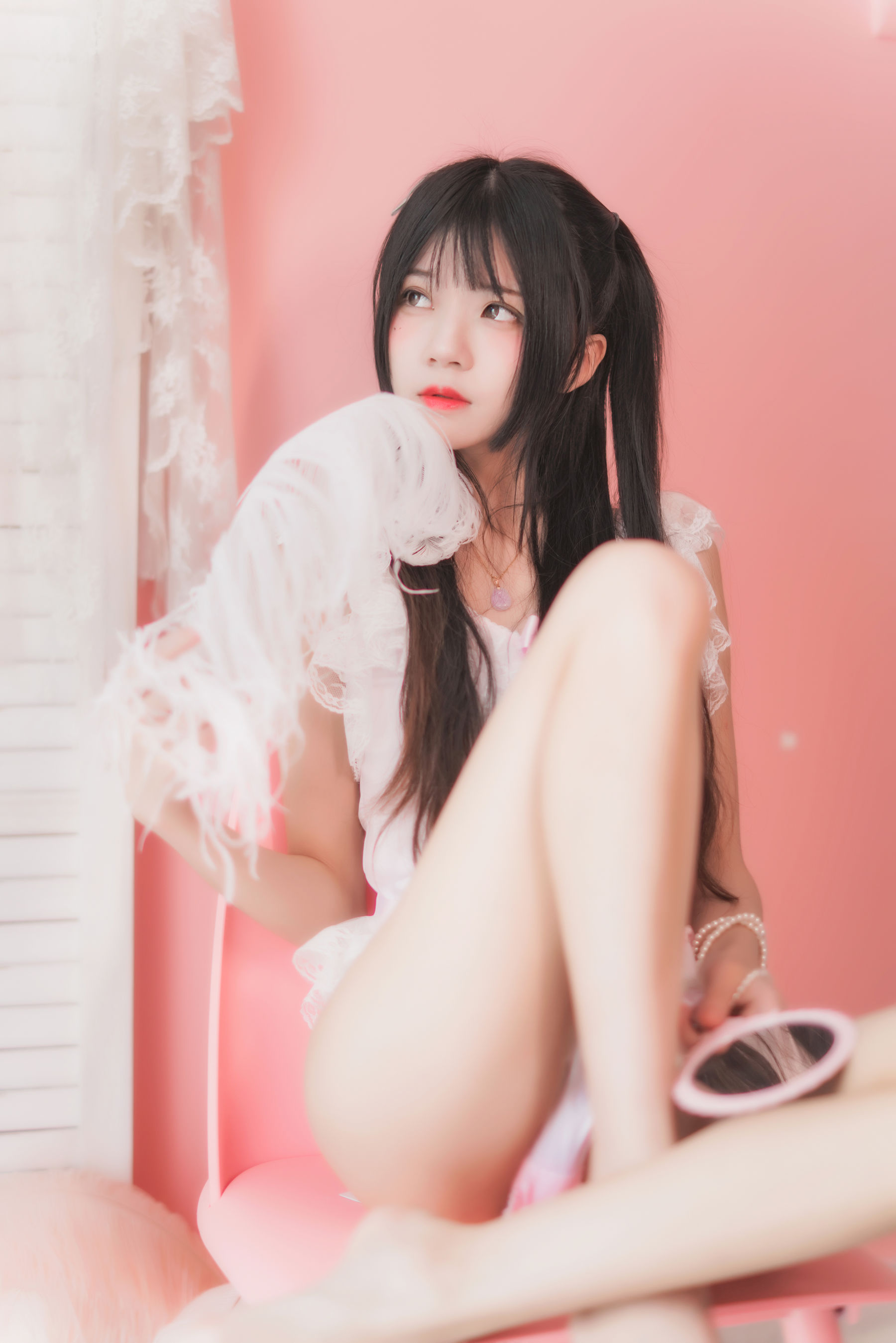 桜桃喵 冬眠系列 粉色浴缸-图1