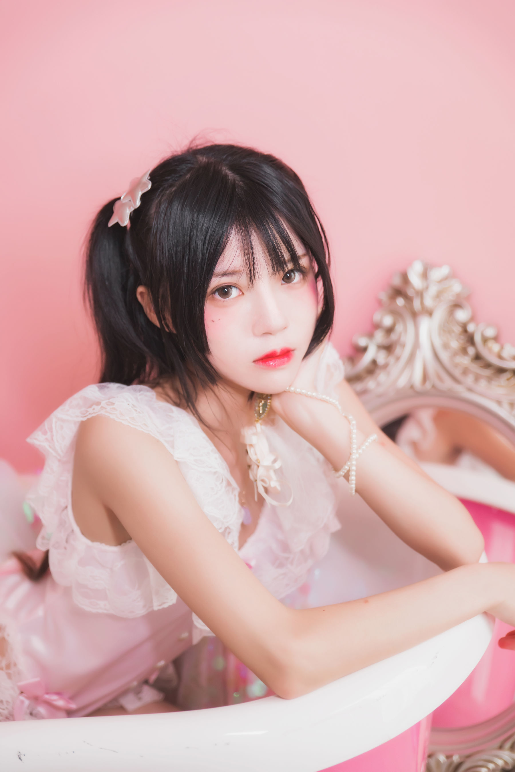 桜桃喵 冬眠系列 粉色浴缸-图21