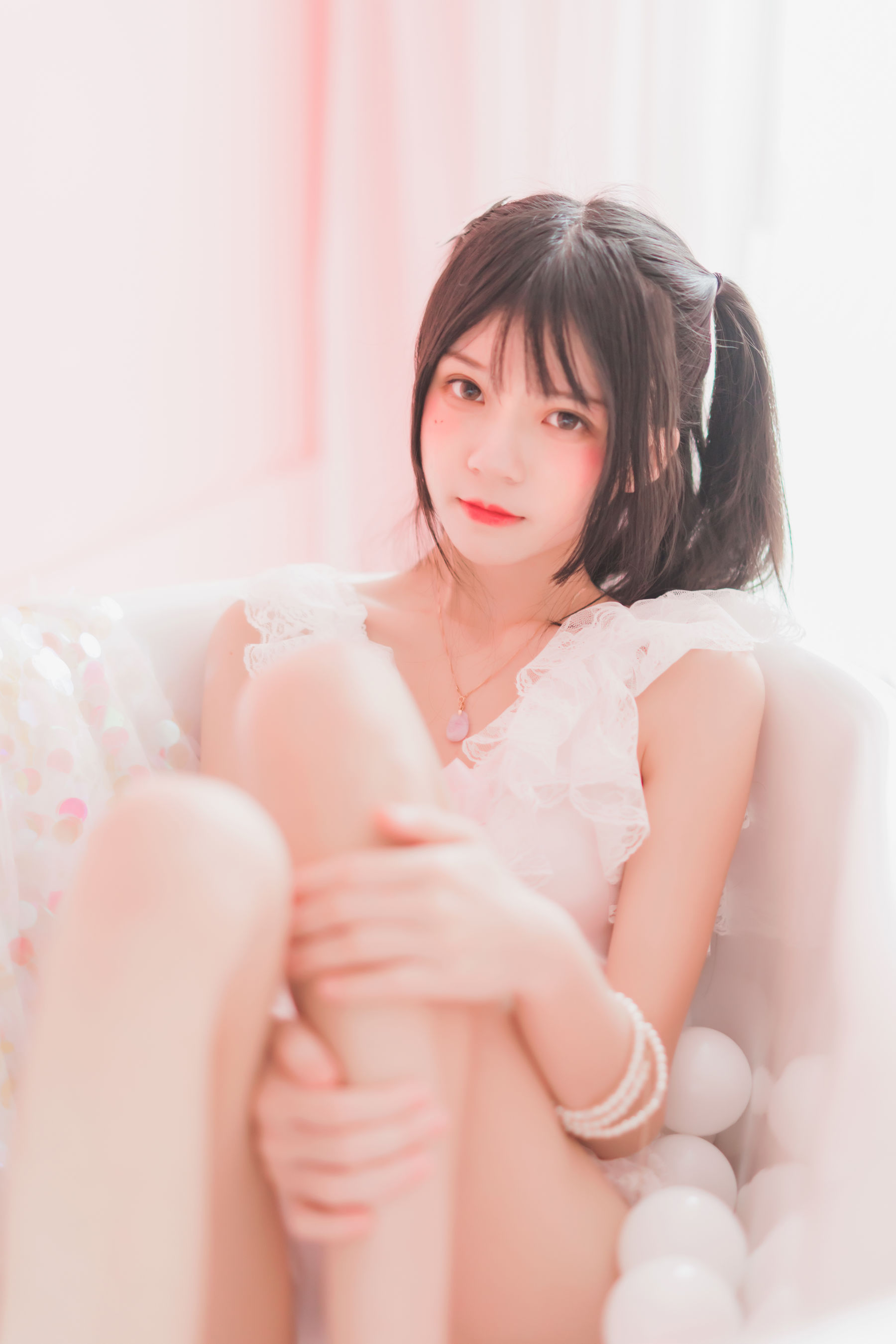 桜桃喵 冬眠系列 粉色浴缸-图32