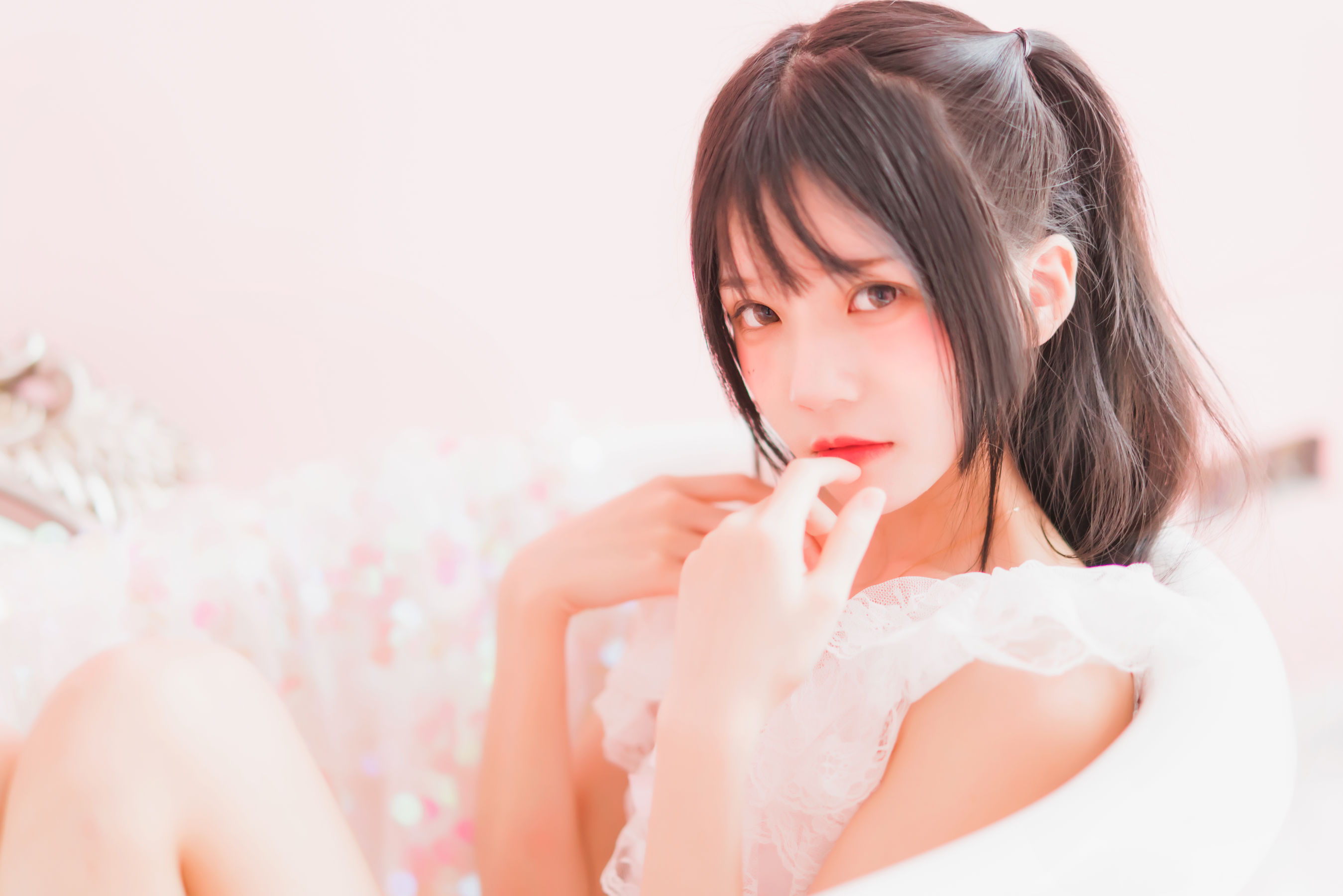 桜桃喵 冬眠系列 粉色浴缸-图34