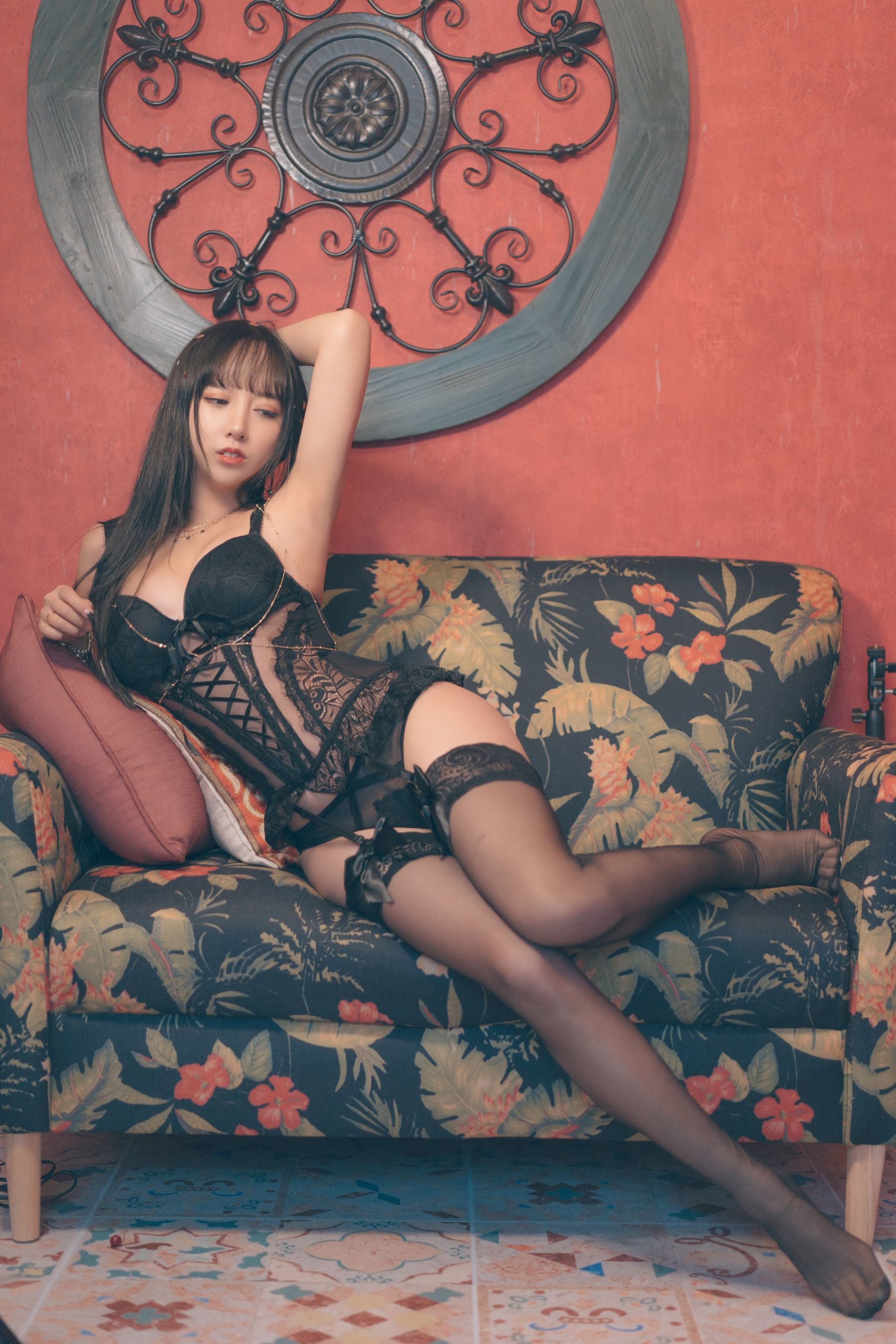 斗鱼米线线sama写真 6点半的月亮-图29