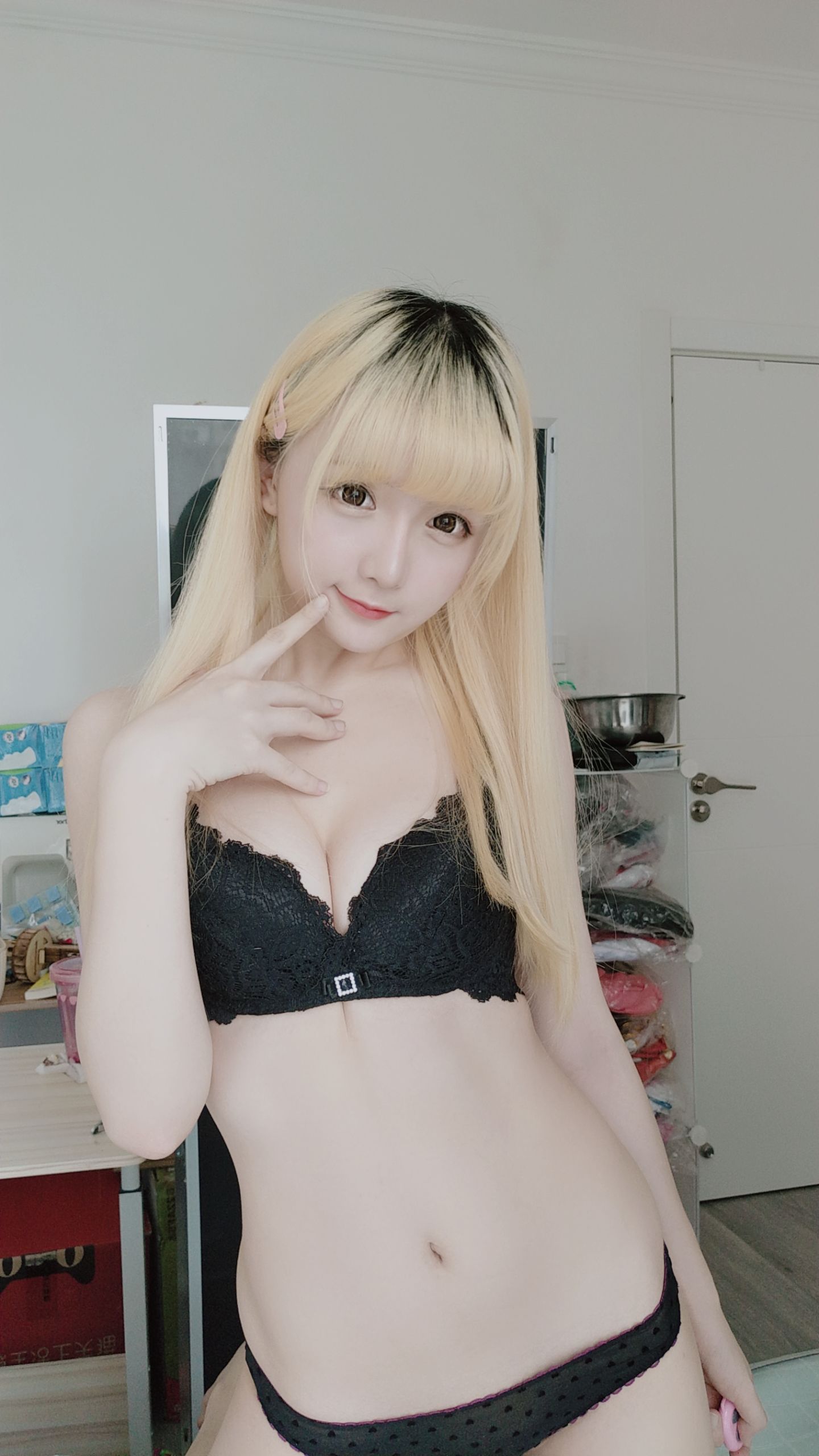 Coser小姐姐星之迟迟 jk格子裙-图4