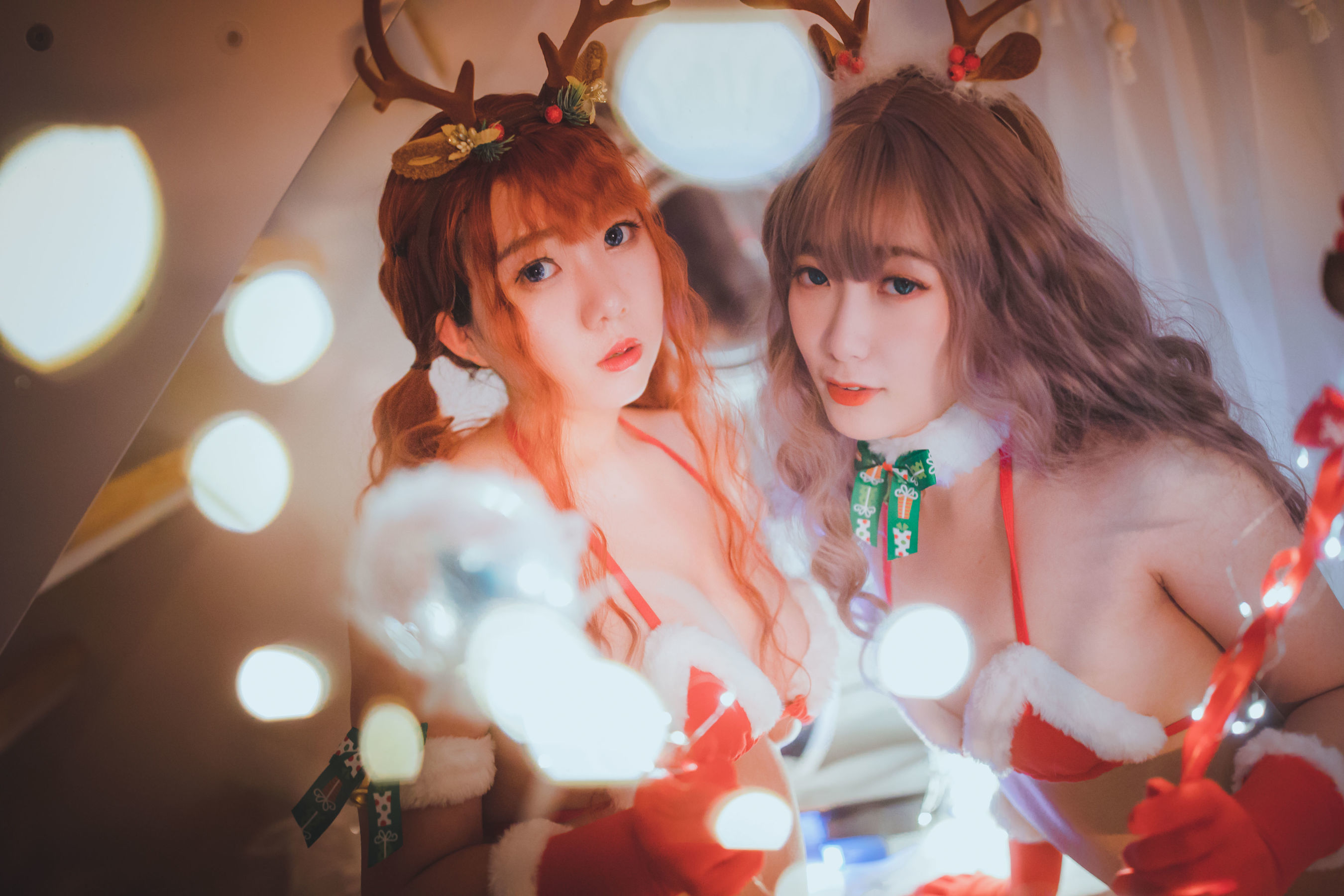 甜糖大魔王g&妖时雨harukaze 圣诞恋歌双人麋鹿-图17