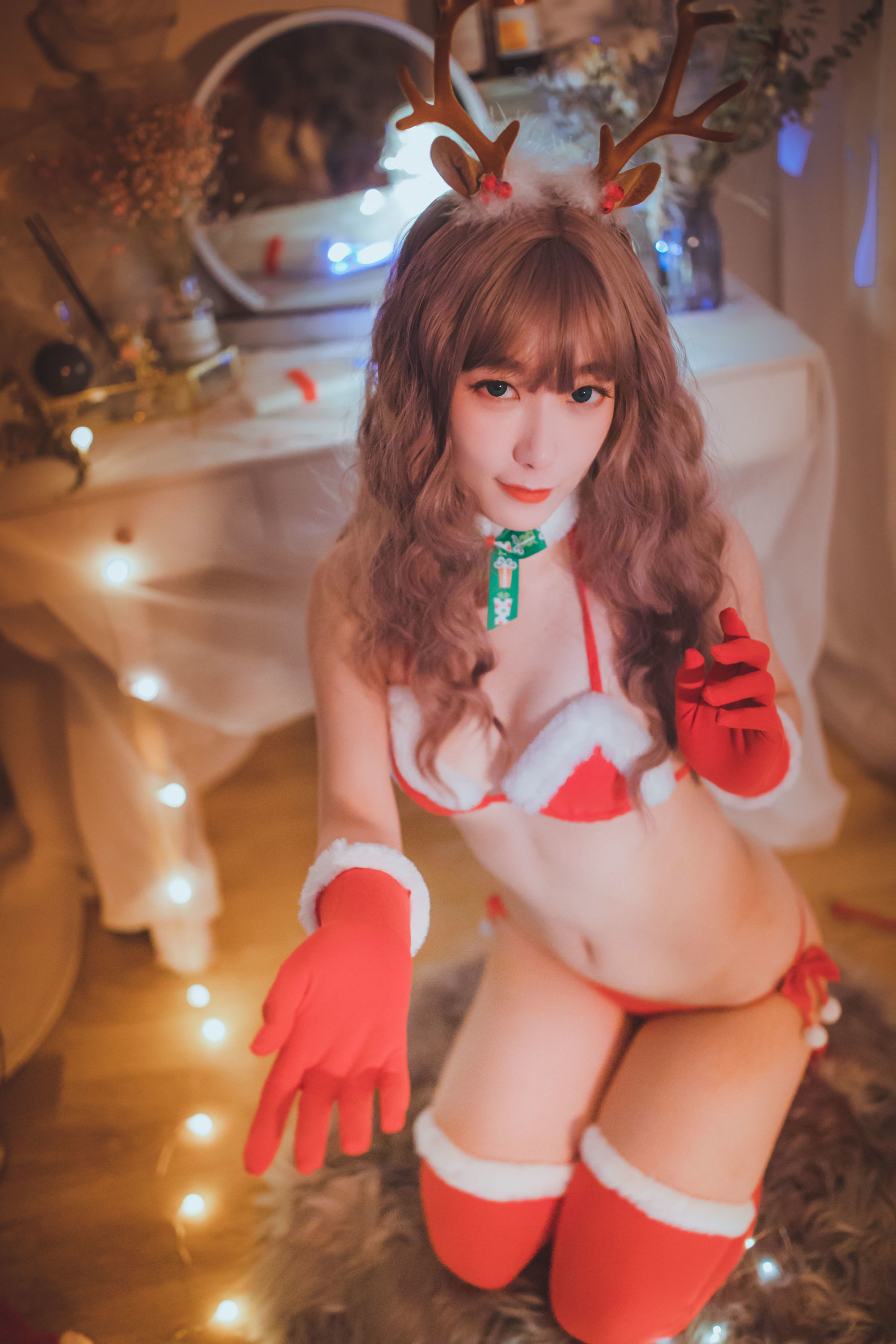 甜糖大魔王g&妖时雨harukaze 圣诞恋歌双人麋鹿-图1
