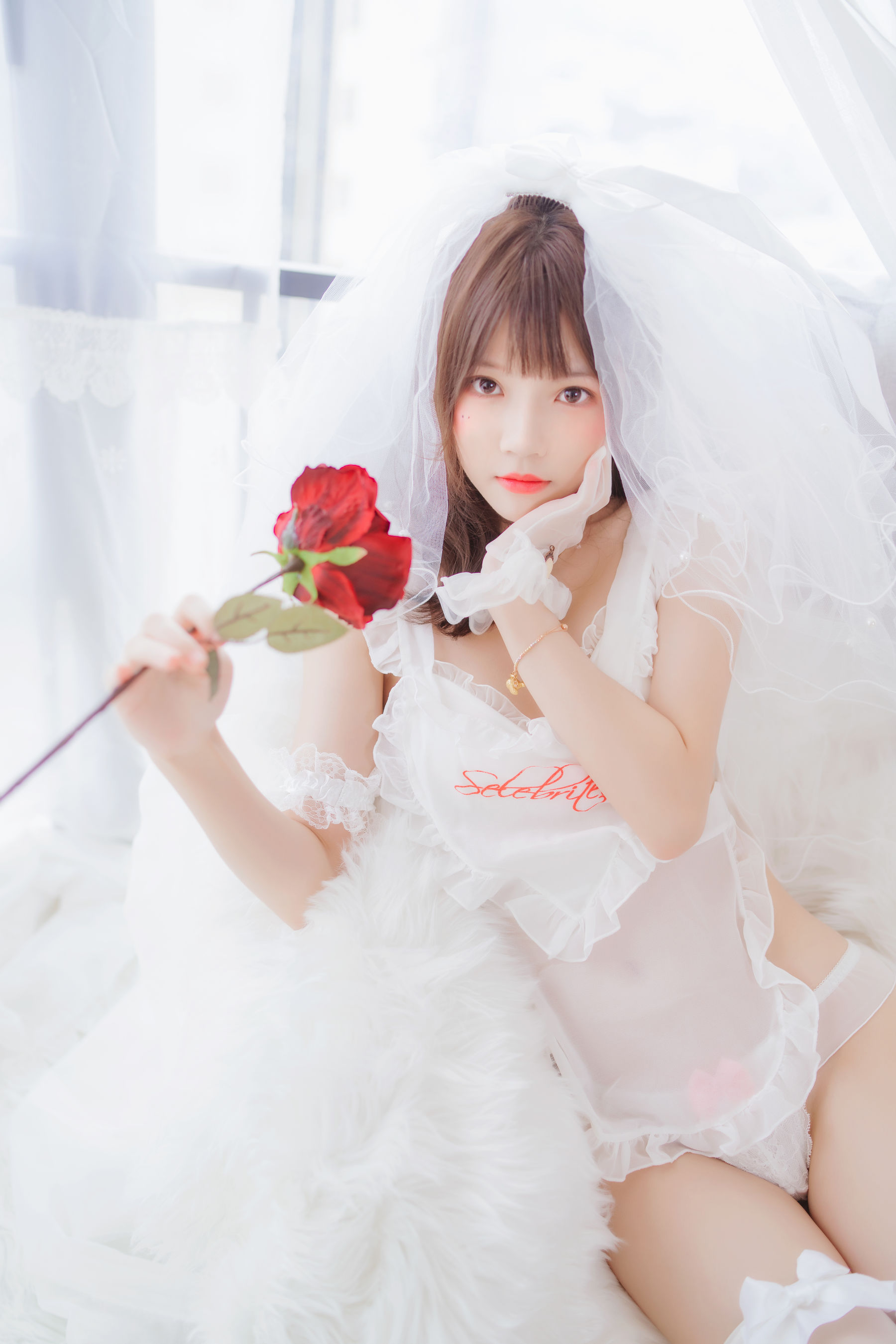 桜桃喵 轻纱02-图15
