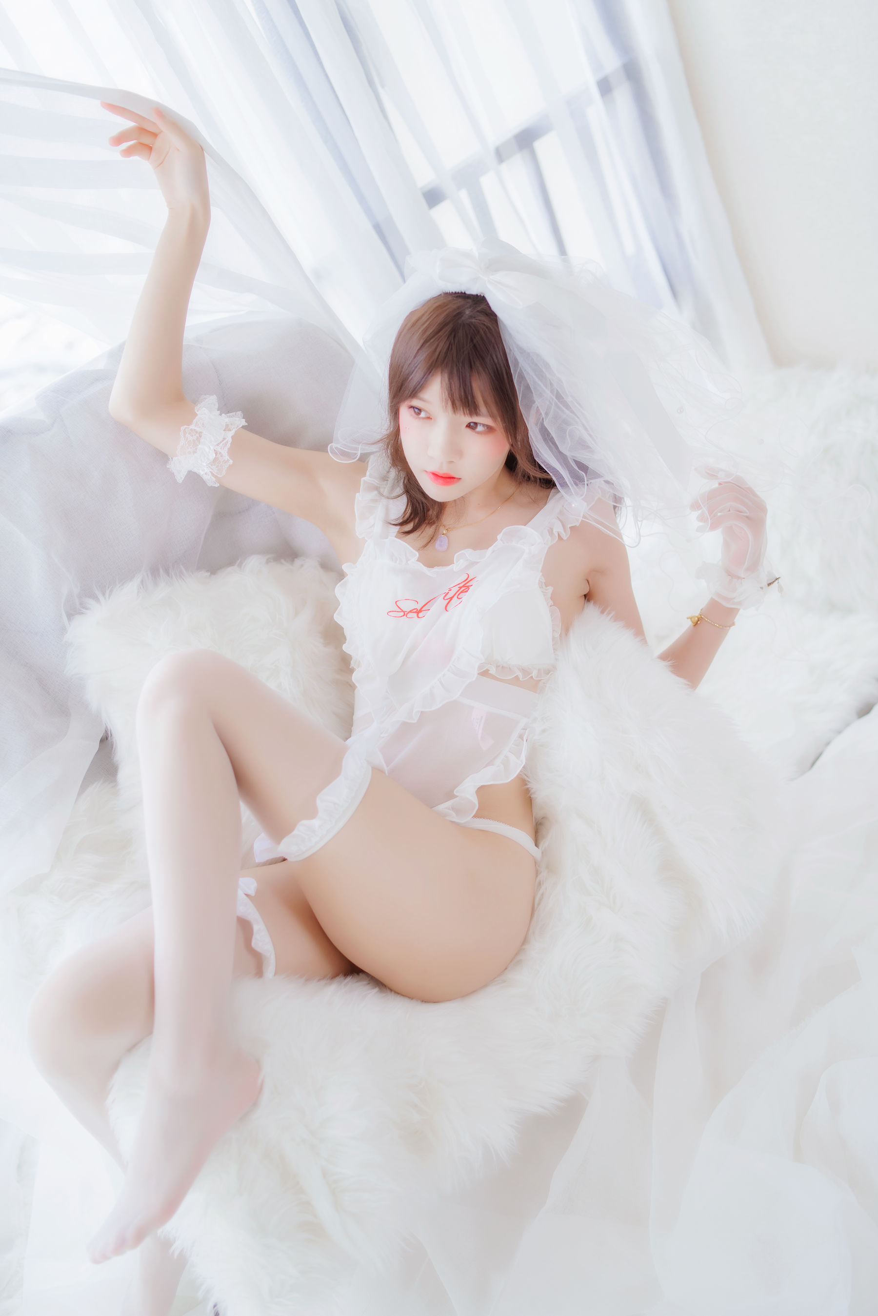 桜桃喵 轻纱02-图20