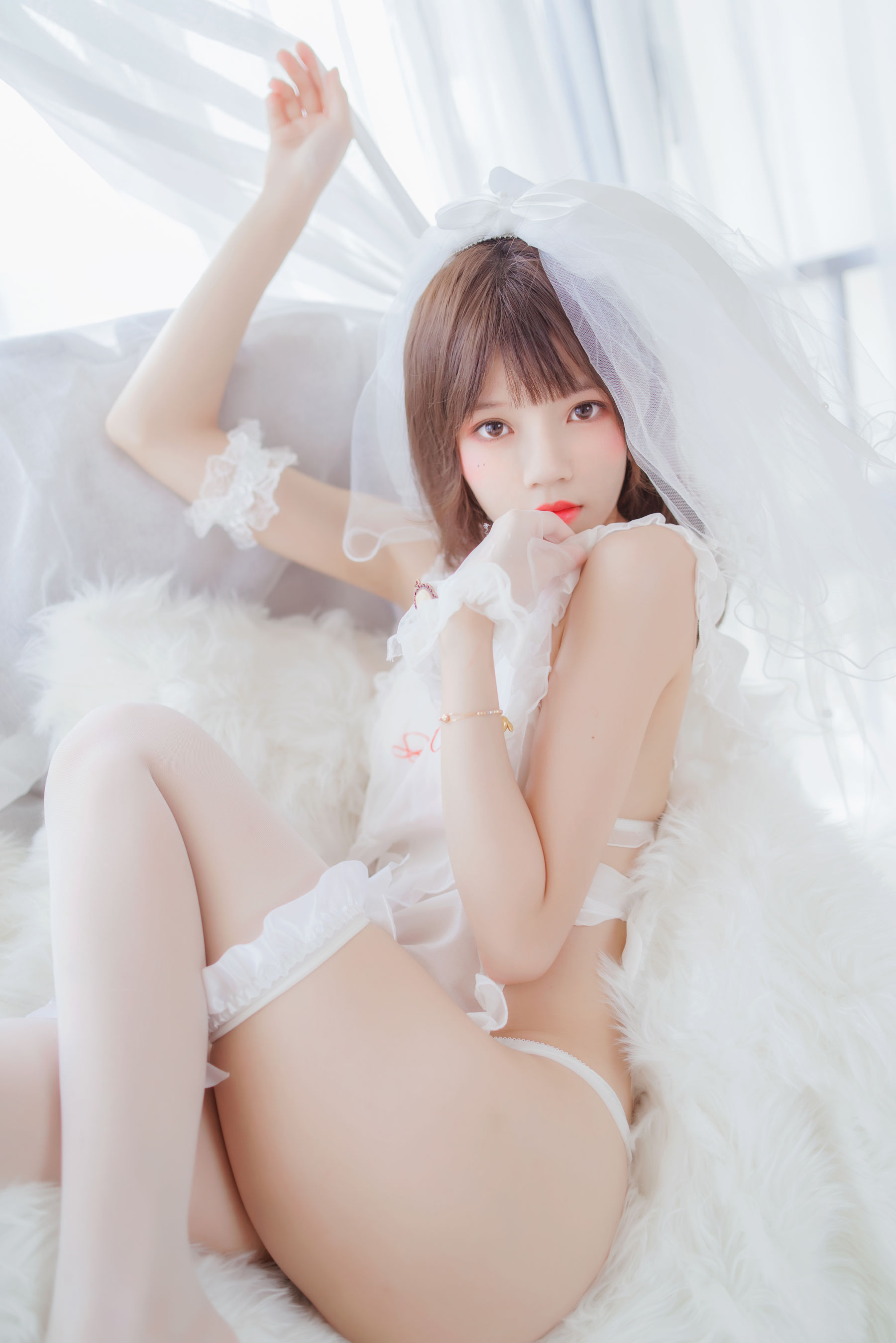 桜桃喵 轻纱02-图21