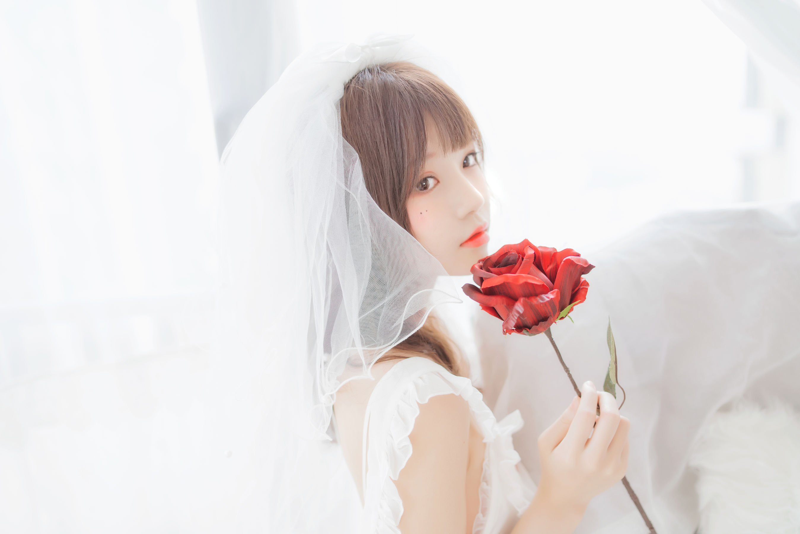 桜桃喵 轻纱02-图22
