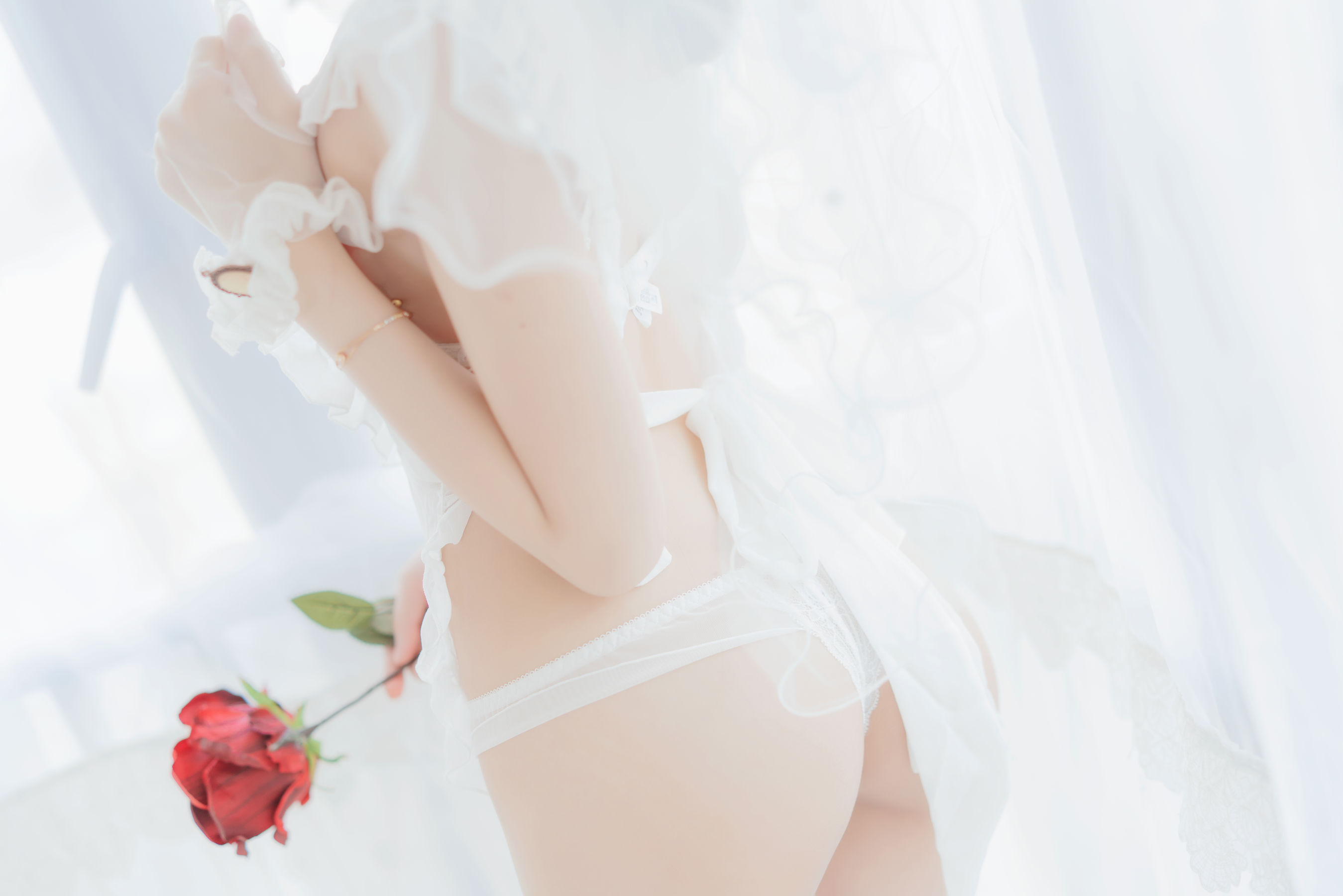桜桃喵 轻纱02-图29