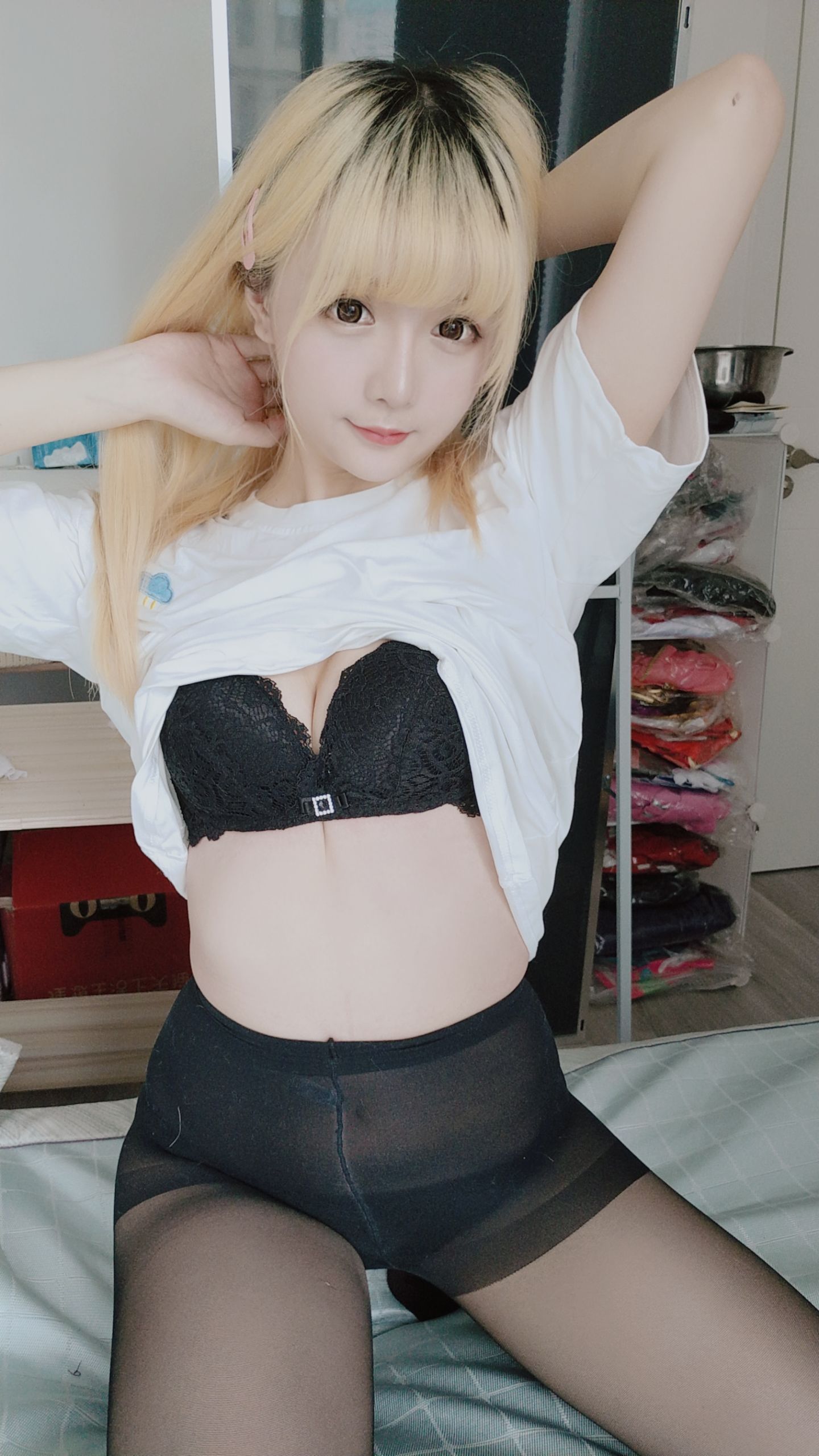 Coser小姐姐星之迟迟 白T恤-图20