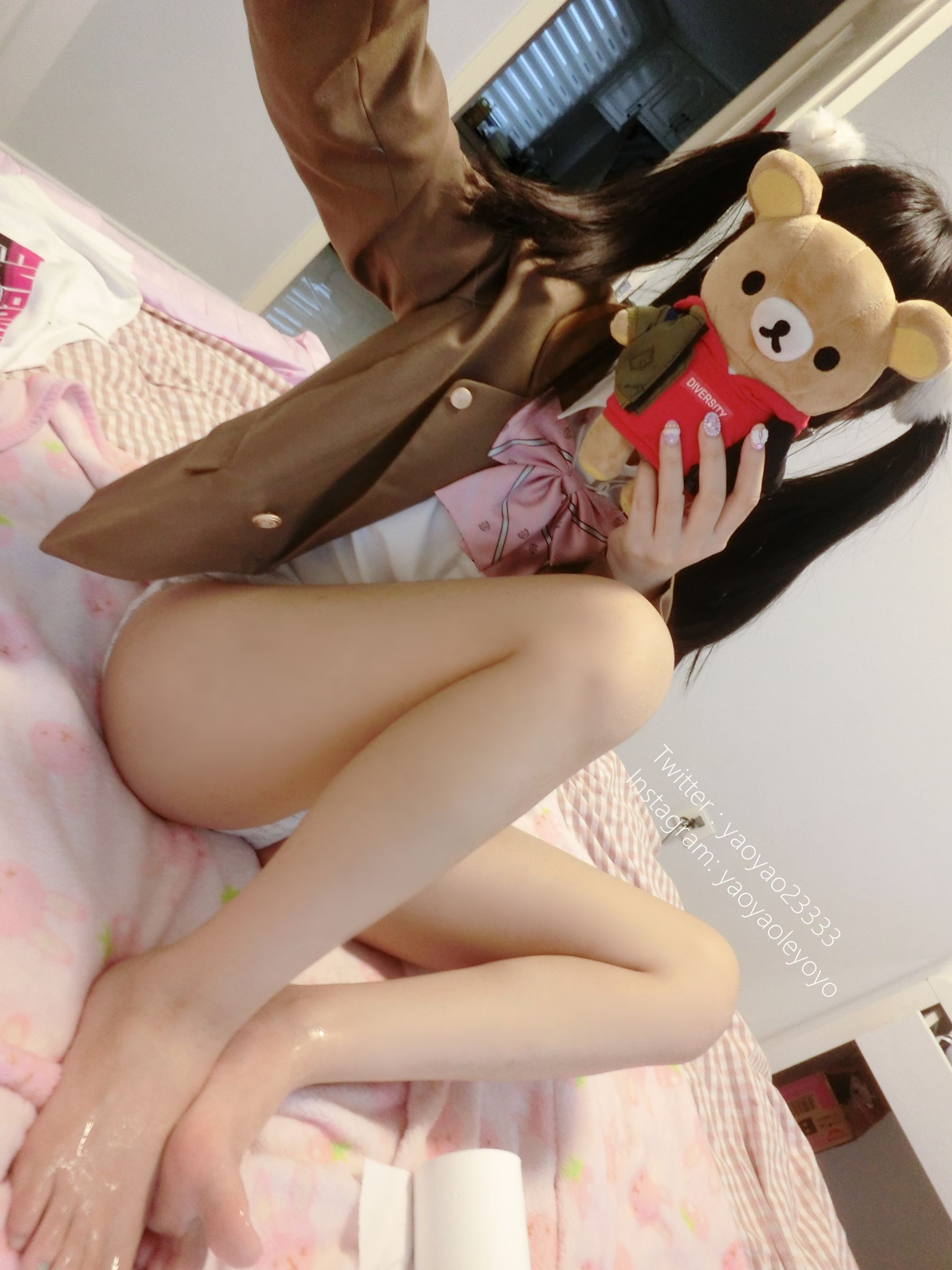 萌妹子Coser摇摇乐yoyo 裸足-图35
