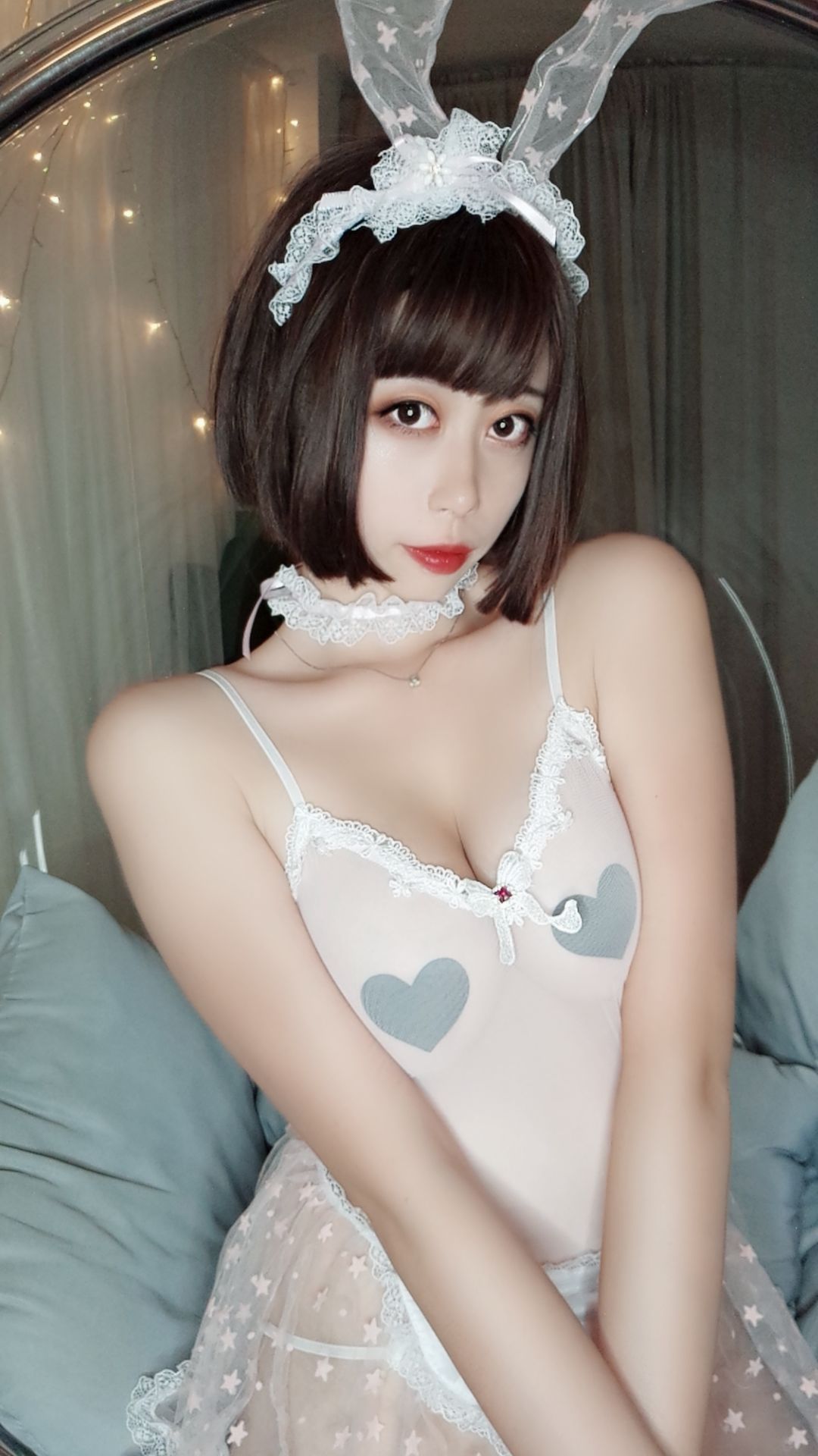 萌妹奈汐酱nice 透明女仆-图11