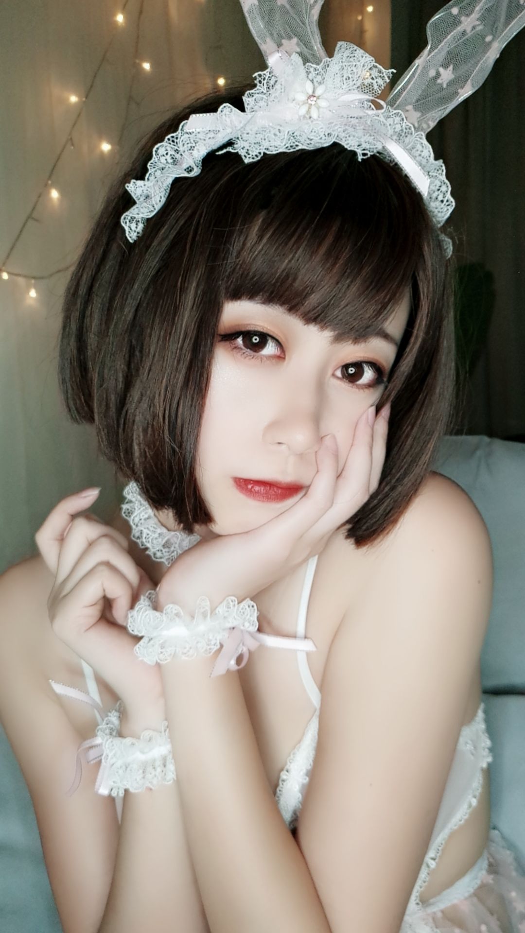 萌妹奈汐酱nice 透明女仆-图25