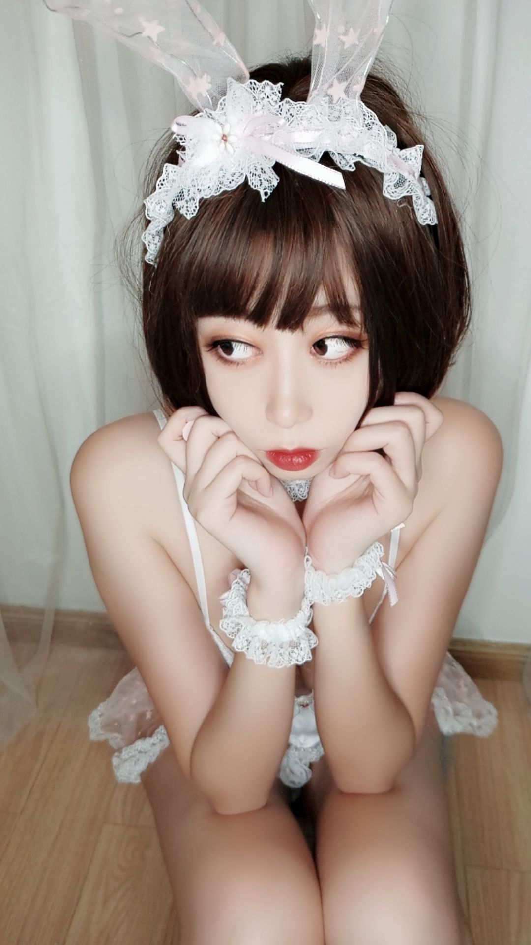 萌妹奈汐酱nice 透明女仆-图52