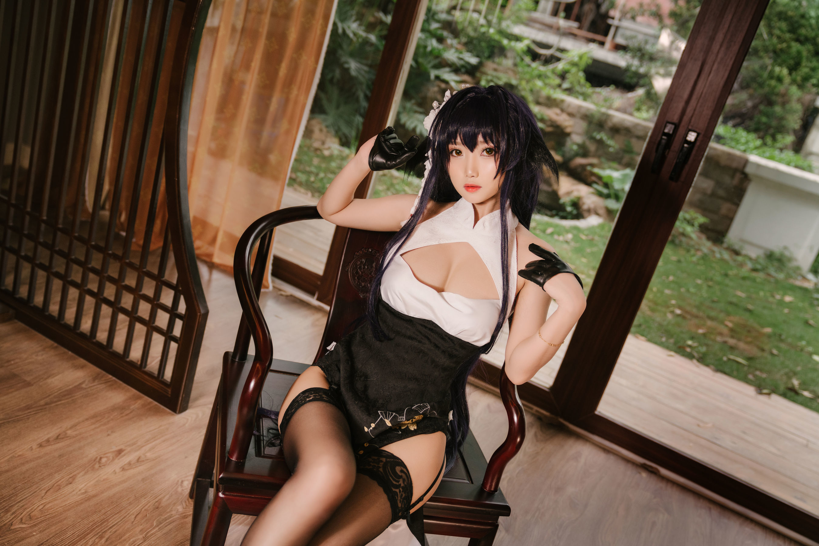 白嫩美少女鬼畜瑶 吾妻旗袍-图10
