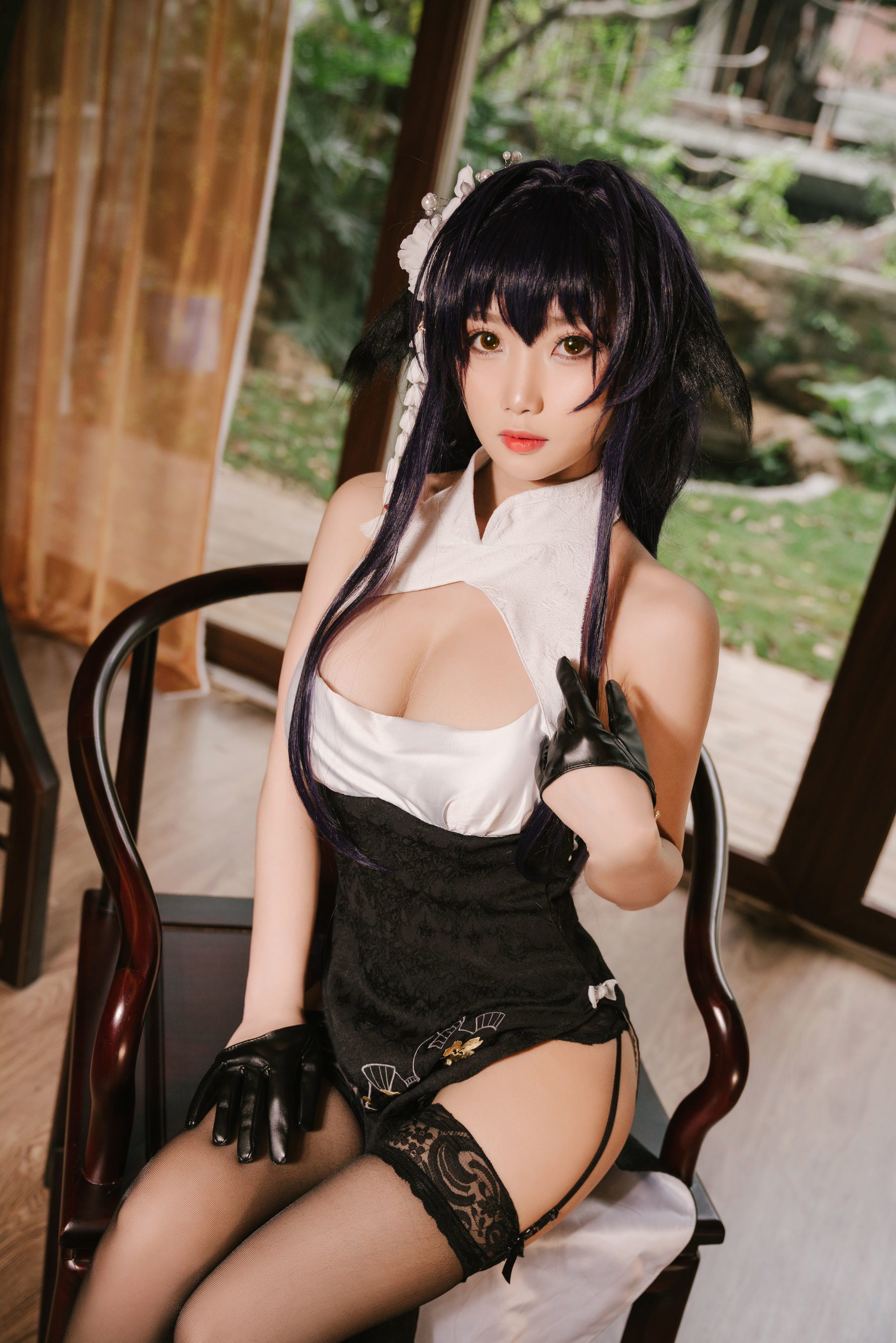 白嫩美少女鬼畜瑶 吾妻旗袍-图8