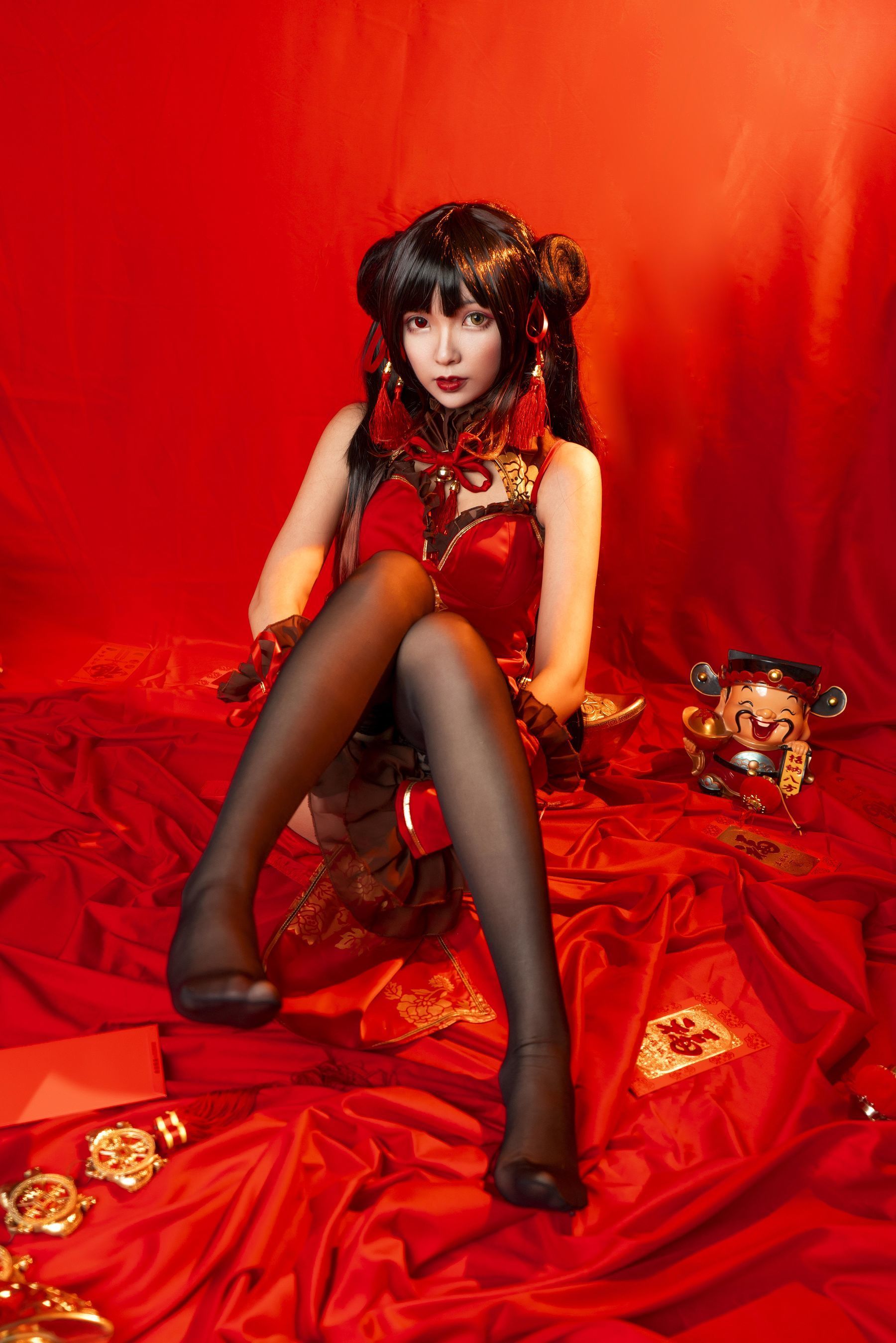 Coser小姐姐妍子坚不可摧 狂三新年-图10