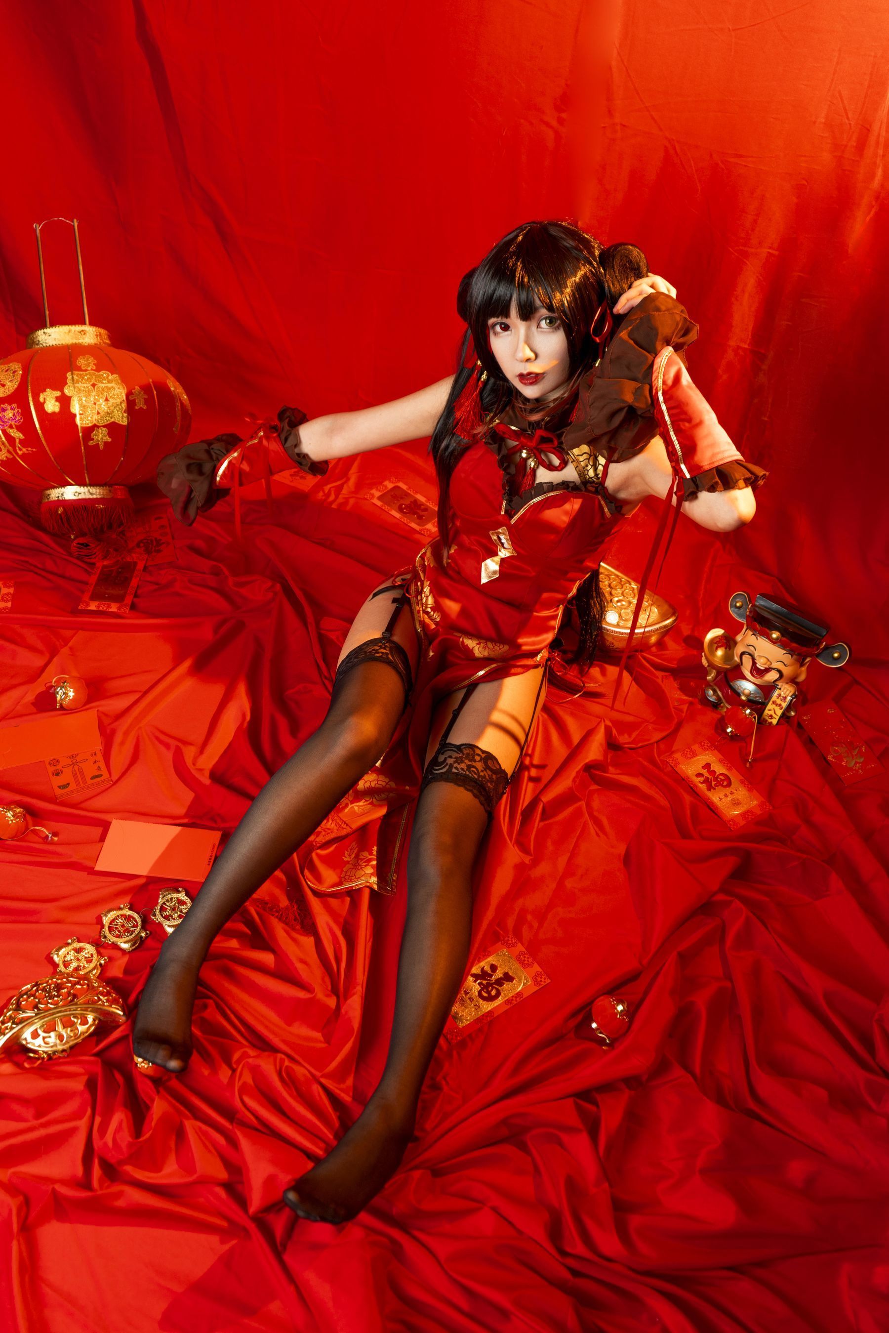 Coser小姐姐妍子坚不可摧 狂三新年-图11