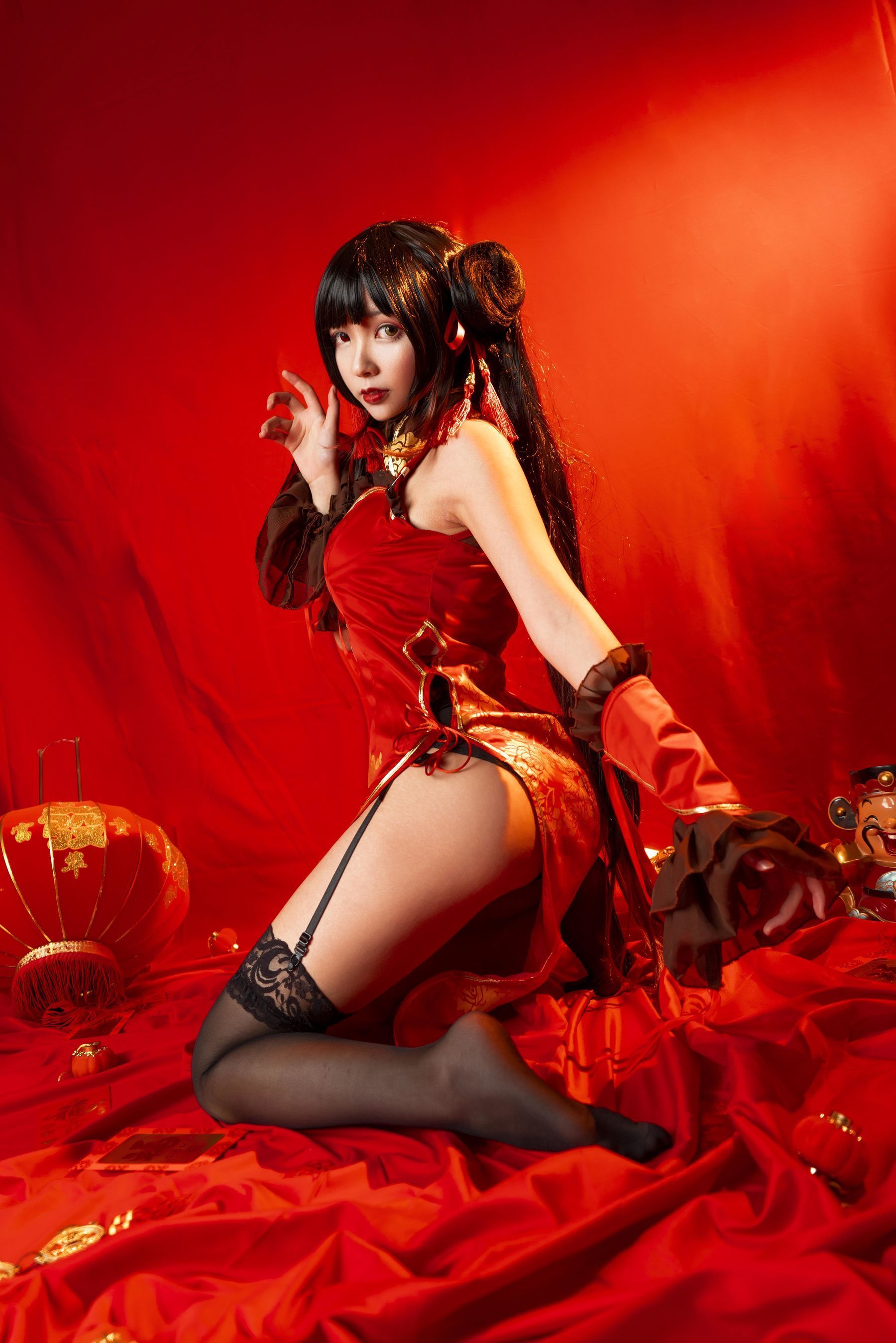 Coser小姐姐妍子坚不可摧 狂三新年-图12