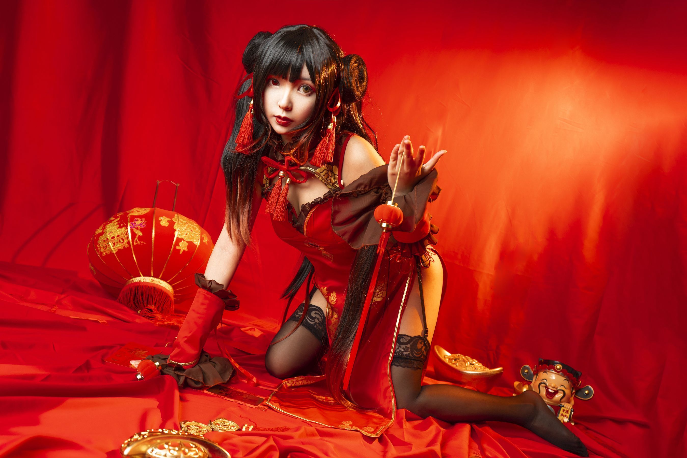 Coser小姐姐妍子坚不可摧 狂三新年-图13