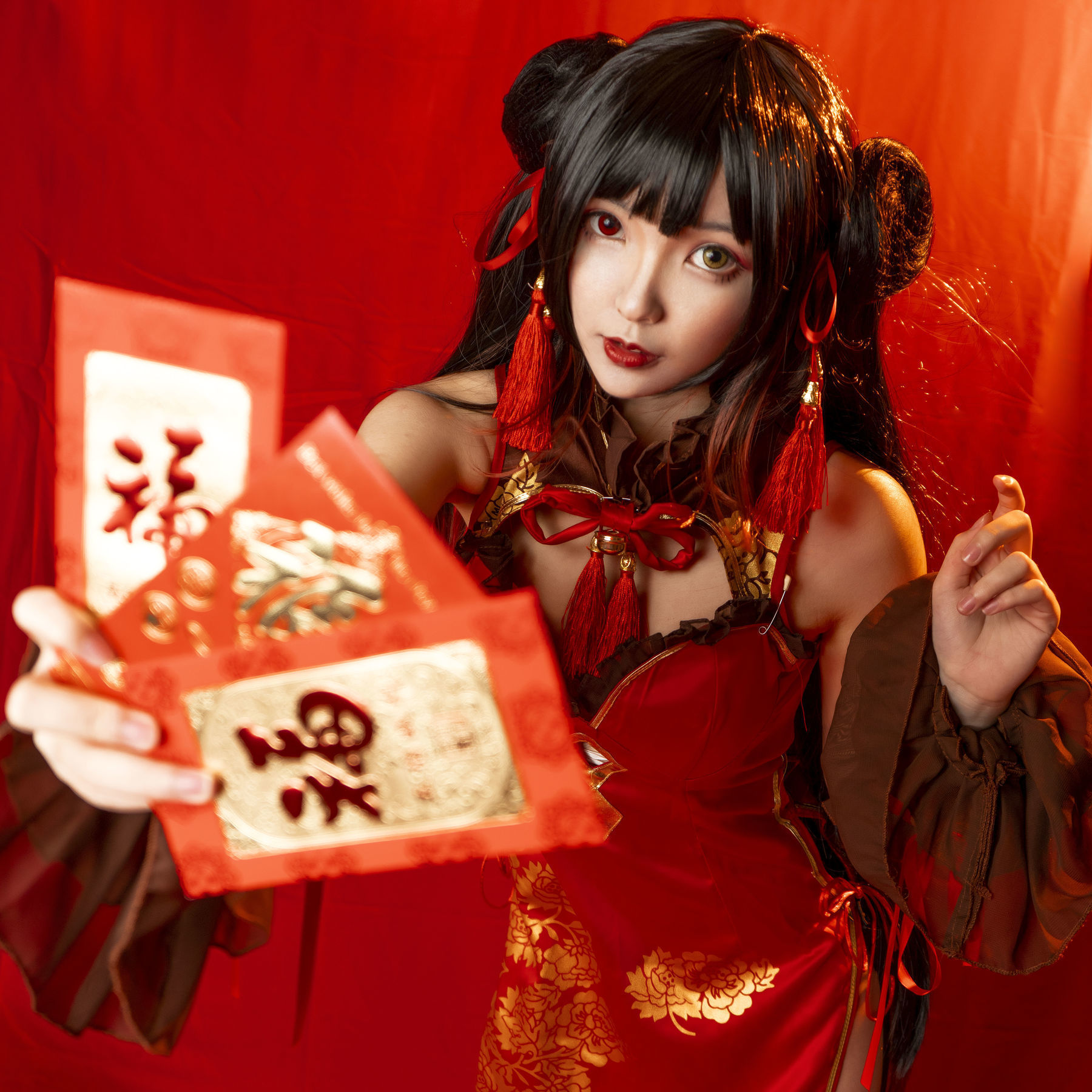 Coser小姐姐妍子坚不可摧 狂三新年-图14