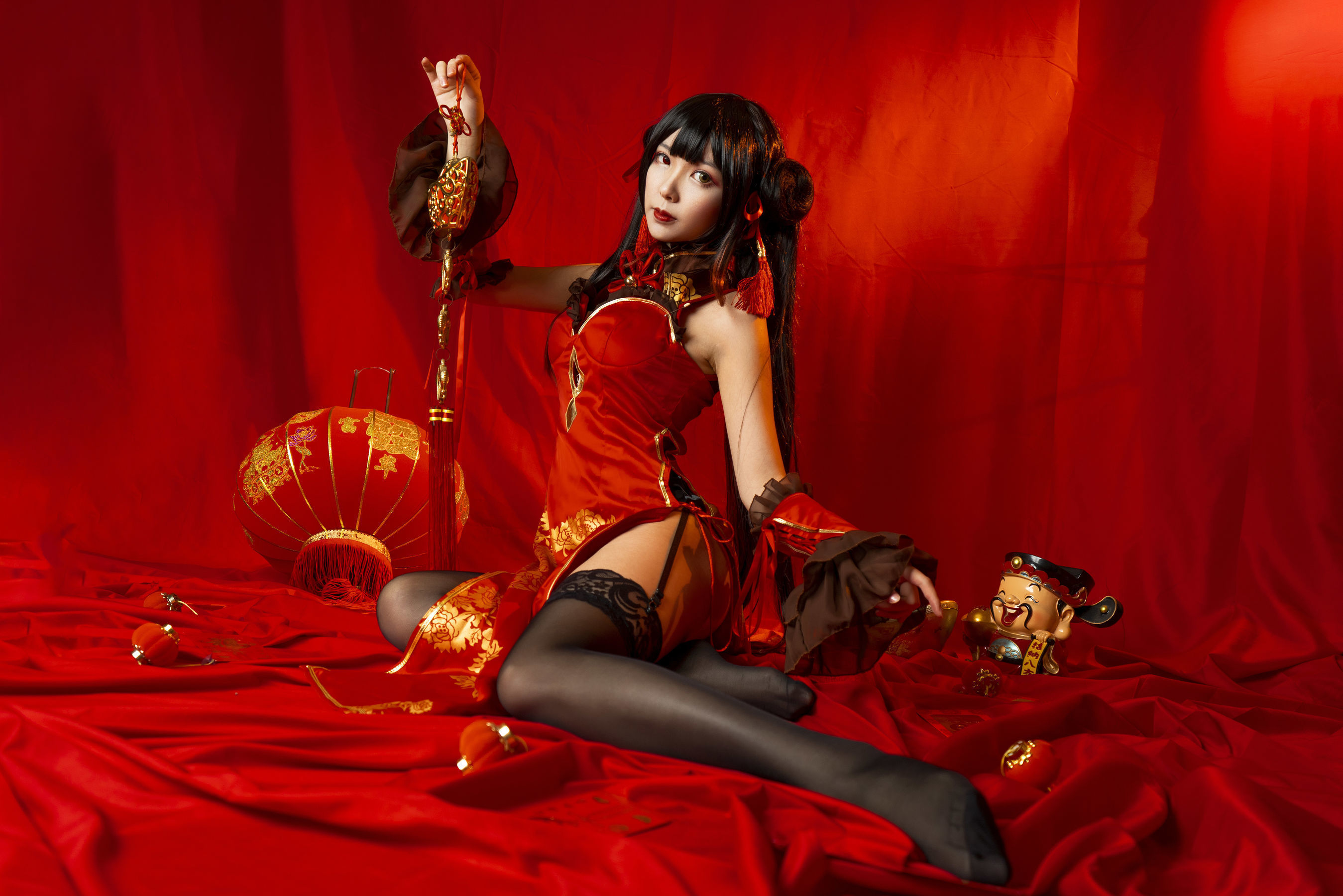 Coser小姐姐妍子坚不可摧 狂三新年-图1