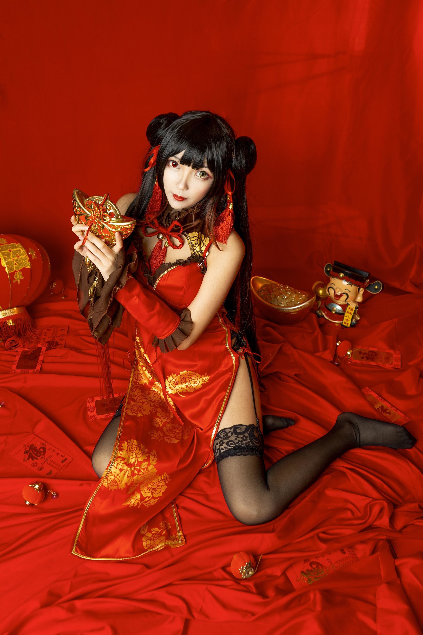 Coser小姐姐妍子坚不可摧 狂三新年-图3