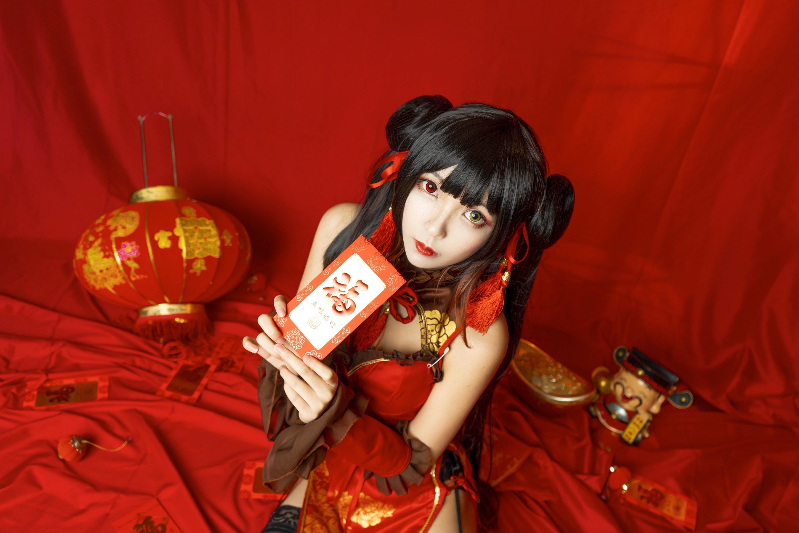 Coser小姐姐妍子坚不可摧 狂三新年-图4